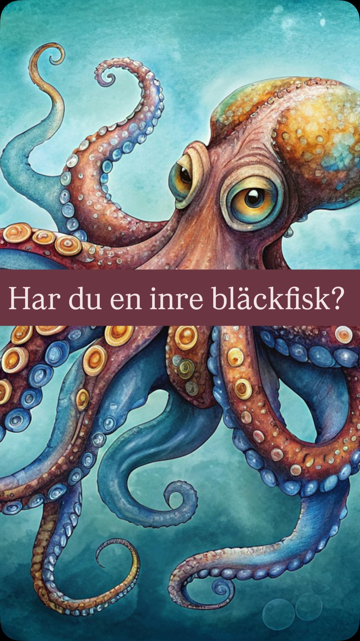 En sådan med många armar och tentakler som dyker upp lite nu och då? 🦑
Det är så Helenas inre kritiker ser ut.
@harryssonochdrwarja_podcast samtalar om den inre kritikern i dess olika former som ibland sätter krokben för oss men ibland är till nytta!
Länk till avsnittet i profilen 👉 @expressivearts