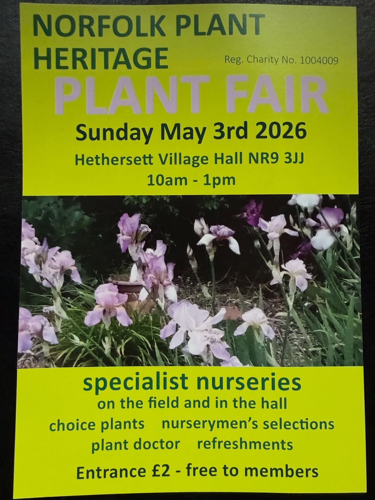 Find us this coming Sunday (3rd May) at the Norfolk Plant Heritage Plant Fair at Hethersett Village Hall, NR9 3JJ. We have a great selection of garden ready plants with a few irises too! Open 10am-1pm! @norfolkplantheritage @plantheritage #plantfair #peatfree #garden #norwich #seagatenurseries