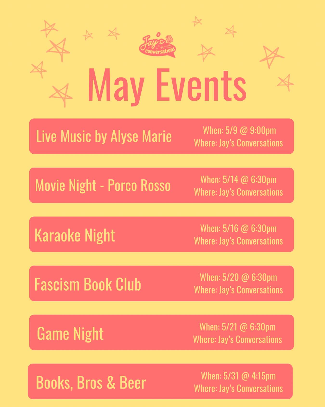 Our May events are now live! Run to our website to register!! We’ll see you soon!! 😏#thingstodo #phx #community #connection #genz
