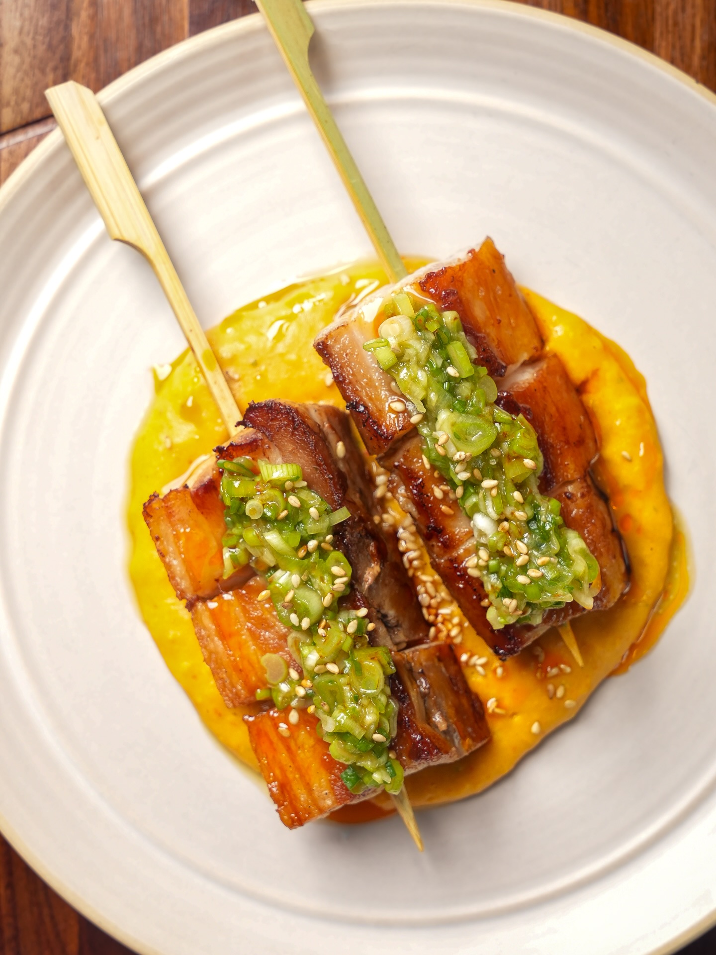 About those new menu items we were mentioning.. let’s start with the Pork Belly Kushiyaki 🍢 Braised Pork Belly, Hakurei Turnip, Negi Shio, and Kimchi Potato Puree.
Skewers best paired alongside our Hushpuppies with green garlic and honey butter! The Crispy Potatoes are also a great option.
Stay tuned to meet the rest of our most recent kitchen additions on the dinner menu!
🗓️ Tuesday-Saturday
⏰ Lunch 11am-2pm & Dinner 5-10pm
#exploreclt #cltfood #newmenuitem #hushpuppies