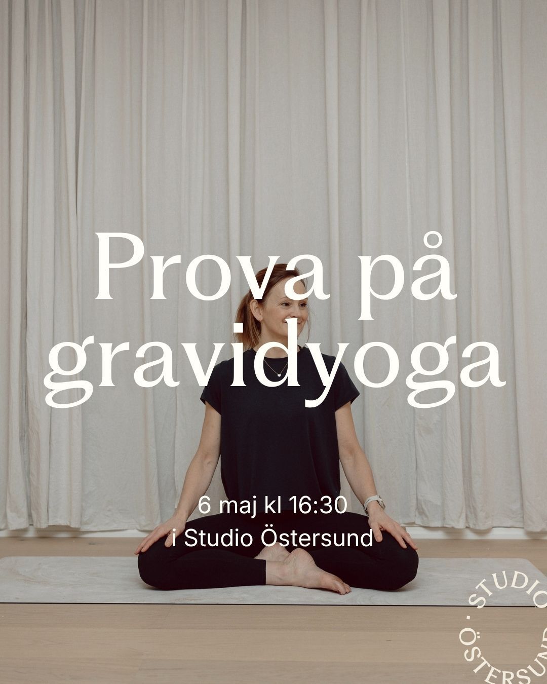 Caroline håller på att vidareutbilda sig till gravid-och mamma/baby-yogalärare. På onsdag testar hon att hålla en klass kl 16:30. Klassen är helt gratis - tipsa alla gravida du känner och maila till caroline.h@studioostersund.com om du vill vara med:)