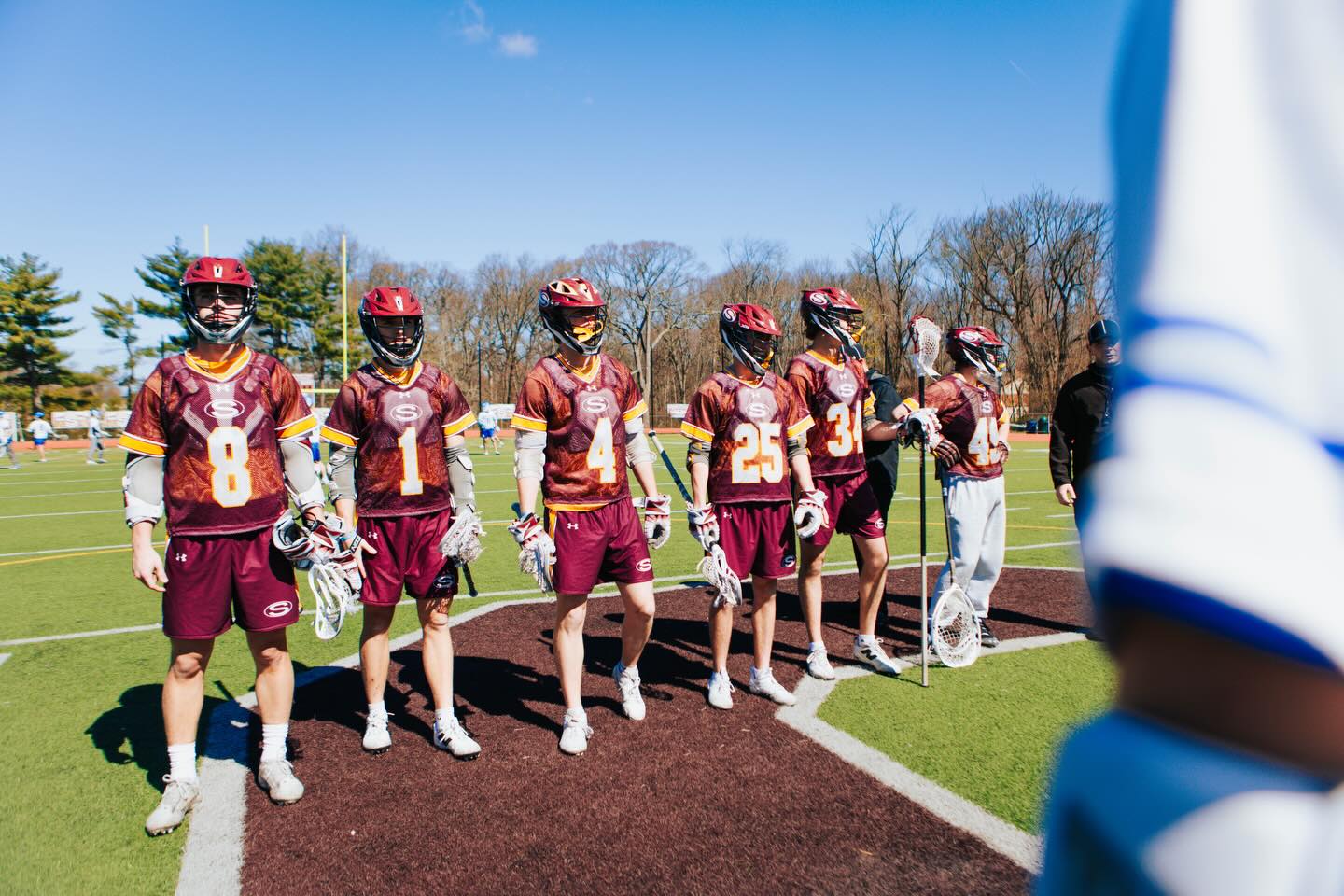 The Boys Varsity Lacrosse team has had an exceptional start to the season and currently has a 10-1 record. Highlights so far include a win against Radnor (PA) in the season opener, overtime wins against Seton Hall Prep and Scotch Plains Fanwood and hard-fought wins against Westfield and Rumson Fair Haven.
This week the boys’ attention turns to the Union County Tournament. They will play in the semi-final on Thursday. Join them today for the final on Saturday (7pm) at A.L. Johnson High School in Clark.
