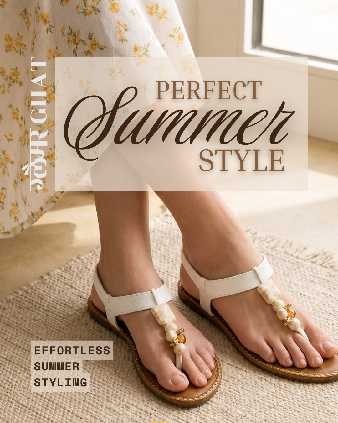 Summer essentials that actually work for your everyday wear.
Clean design, lightweight feel, and easy styling — this pair is built for comfort without compromising on look.
Perfect for daily outings, mall visits, or casual brunch fits.
If you’re looking for versatile summer footwear, this is a strong pick.
Available now at both our stores.
📍 Visit us:
Glamour Ghat – 2nd Floor, Rcube Monad Mall, Sector 43, Noida
Glamour Ghat – Spectrum Metro Mall, Sector 75, Noida
Or DM us to check availability & sizes.
CTA:
Walk in today or message us to reserve your pair.
summer footwear, women sandals, flats for women, daily wear sandals, comfortable footwear, casual summer style, trendy sandals, neutral sandals, ladies footwear Noida, affordable fashion India
#summerstyle #womensandals #everydayfashion #comfortwear #casualstyle #footwearfashion #summeressentials #noidashopping #noidafashion #delhifashion #affordablefashion #indianwear #dailywearstyle #minimalstyle #trendysandals #shoplocalindia #glamourghat