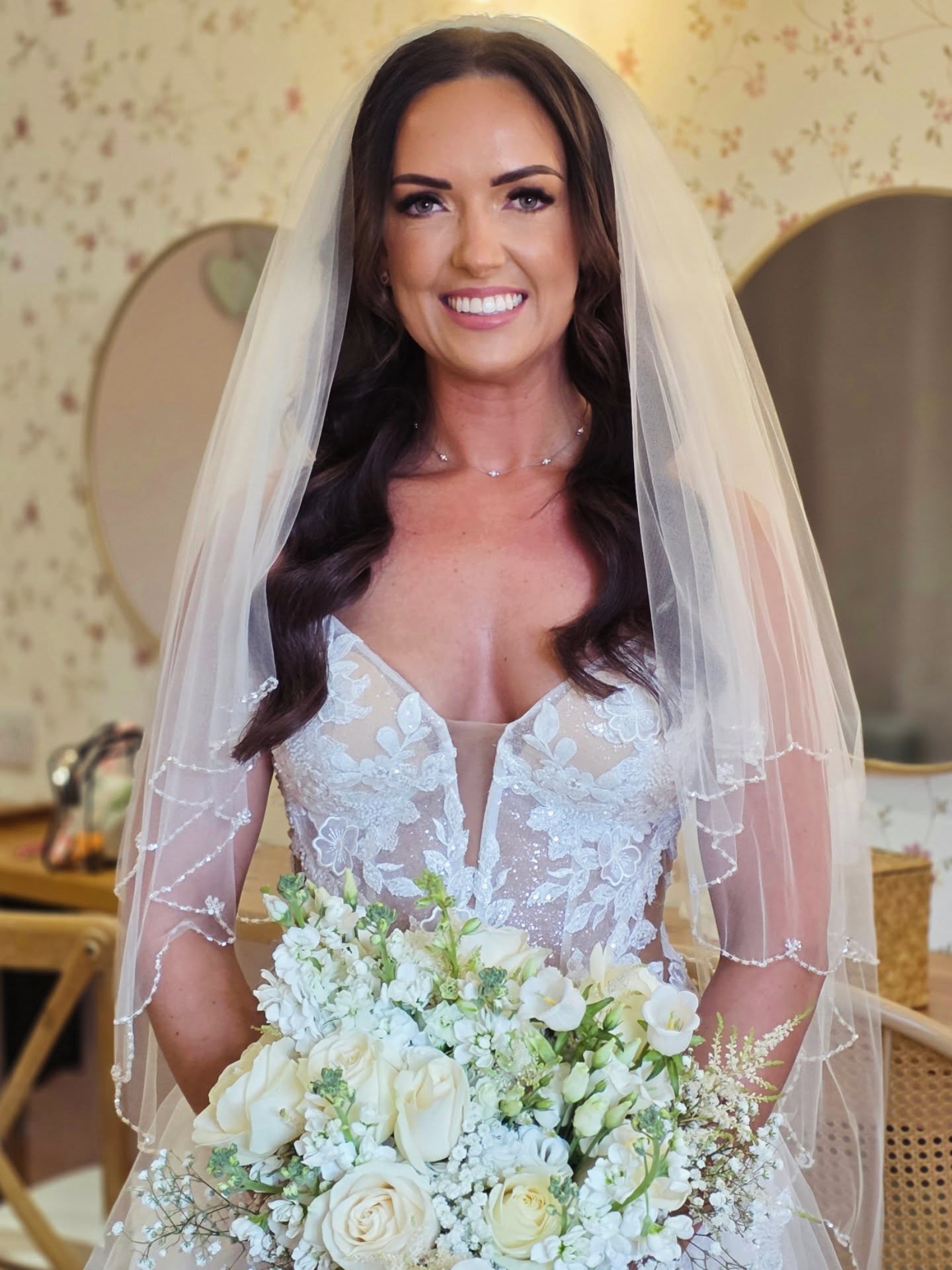 Beautiful, gorgeous Dani ✨️💗🎀👰♂
What a stunning Bride, on the inside & out.
How BEAUTIFUL is this halfup style we created!! I love it. Swipe to the end to see how we kept the extensions hush, hush and heat off Danis neck. This is something we did at her trial MONTHS ago and it worked perfectly but this time we took away a little more hair as it was soooo hot.
I had a gorgeous morning with you, getting you ready with your girls, feeling all the feels, and you looked incredible as I knew you would and shown up as incredible Mummy too 🤍🥹
I was so honoured to be your stylist and I am SO THANKFUL of you having me!
I wish you an amazing lifetime with your new Husband and beautiful children!
Working with my darling @_glambybecky and @fraserhinchweddings At @hanburybarnsvenue
Using @lullabellz_ for thickness & length
.
#hairup #weddingmorning #halfup #bridalprep #bridalhairstyles