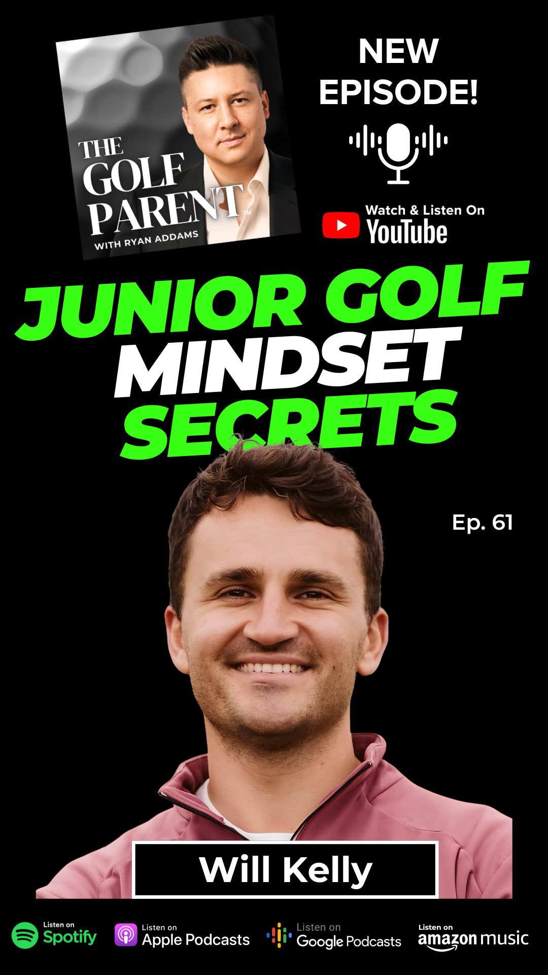 In Episode 61 of The Golf Parent Podcast, @mentalgolfcoach takes a deep dive into the mental side of the game 🏌️ sharing powerful yet simple tricks junior golfers can use to elevate their performance on the course. One key focus? Breathing 😮💨⛳️ and more specifically, the exhale. Learning how to control and slow down your exhale can help calm nerves, sharpen focus, and reset your mindset between shots 🧠👀 It’s a small adjustment that can make a big difference when the pressure is on. If you’re looking to help your junior golfer build confidence and composure, this is an episode you won’t want to miss 🎧
#JuniorGolf #golfcoach #golftips #golfdevelopment #golfmindset
🎥 @judehobbsgolf
📸 KX News, BBC, The Irish Sun