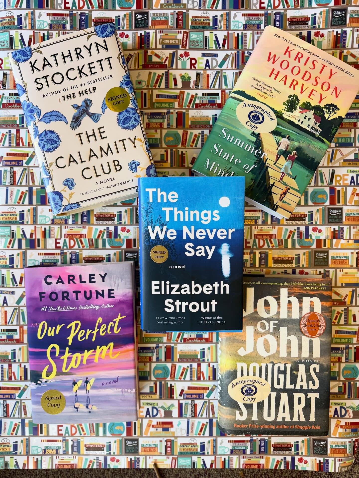 Let’s face it - Autographed first editions are just better! We have signed copies of all these amazing titles on shelves this week! Shop nantucketbookpartners.com and write “signed copy” in the comment section and we’ll ship you one!