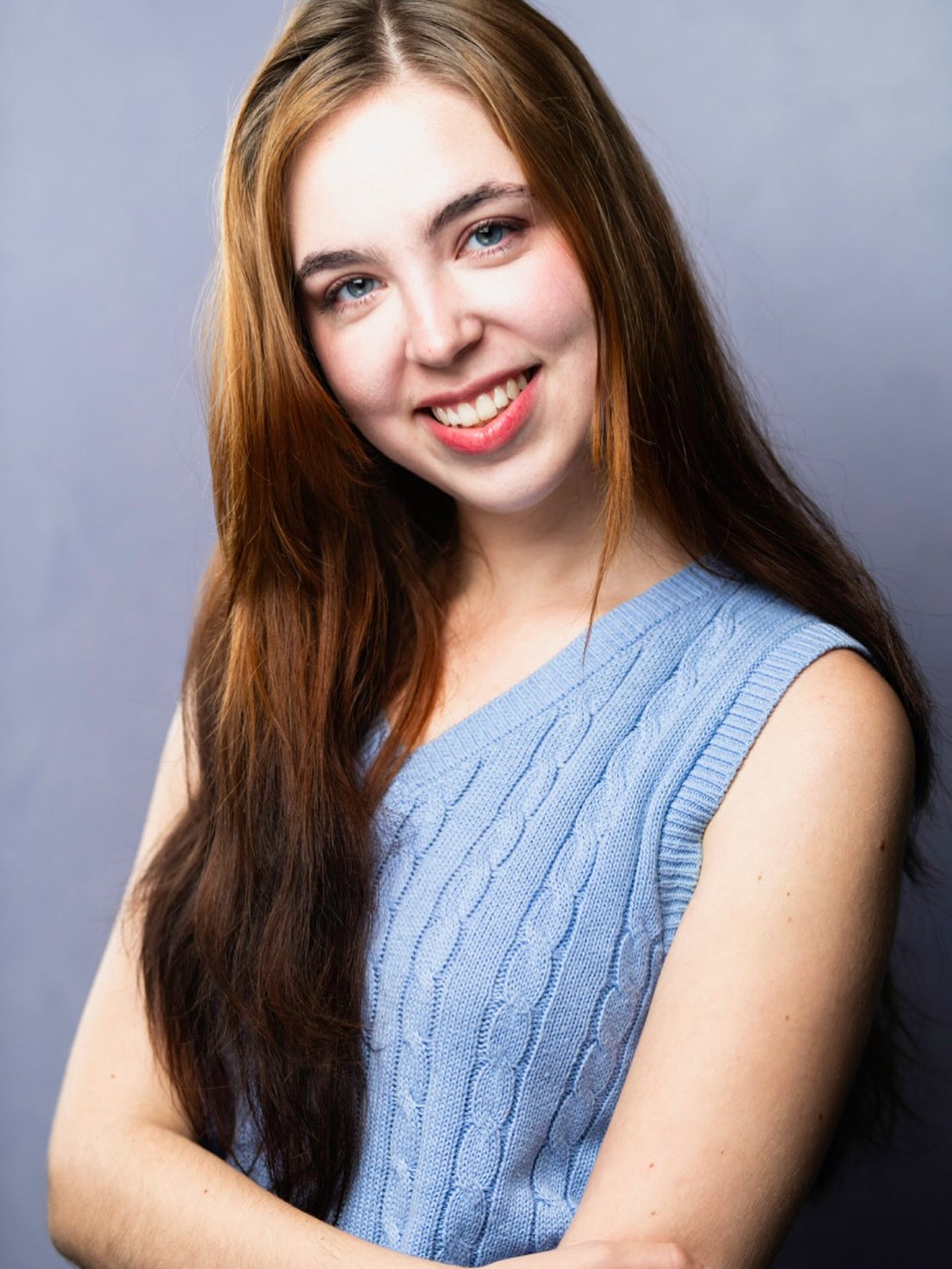 Senior Spotlight!
Charlotte Sullivan has been studying acting and physical theatre all four years of college. You probably saw her in or directing the Rocky Horror shadow cast at least once and she has also been in plays such as The Skriker (Skrikers/ensemble), 6 Years Old (Amy), The 39 Steps (Clown 1), as well as the Merchant of Venice (Lorenzo) while studying at BADA in the spring of 2025. She recently completed an independent study exploring the historical confines women performers have faced within the comedic genre.
Headshot Photo: Mia Isabella Photography