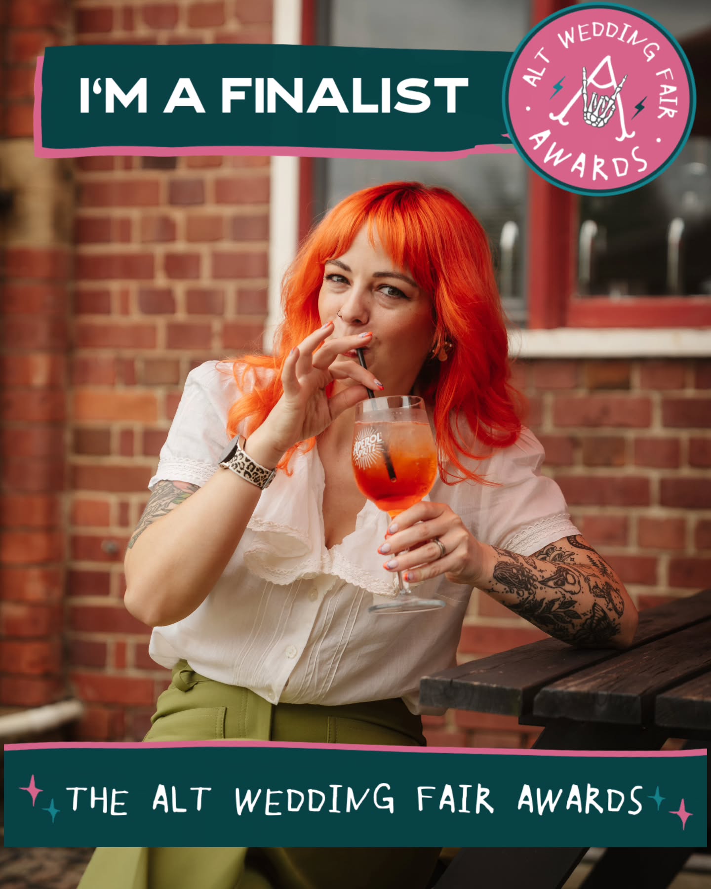 Cheers @altweddingfair 🧡🧡
Nobody does this for awards, but recognition like this is always appreciated! 🫶🏼