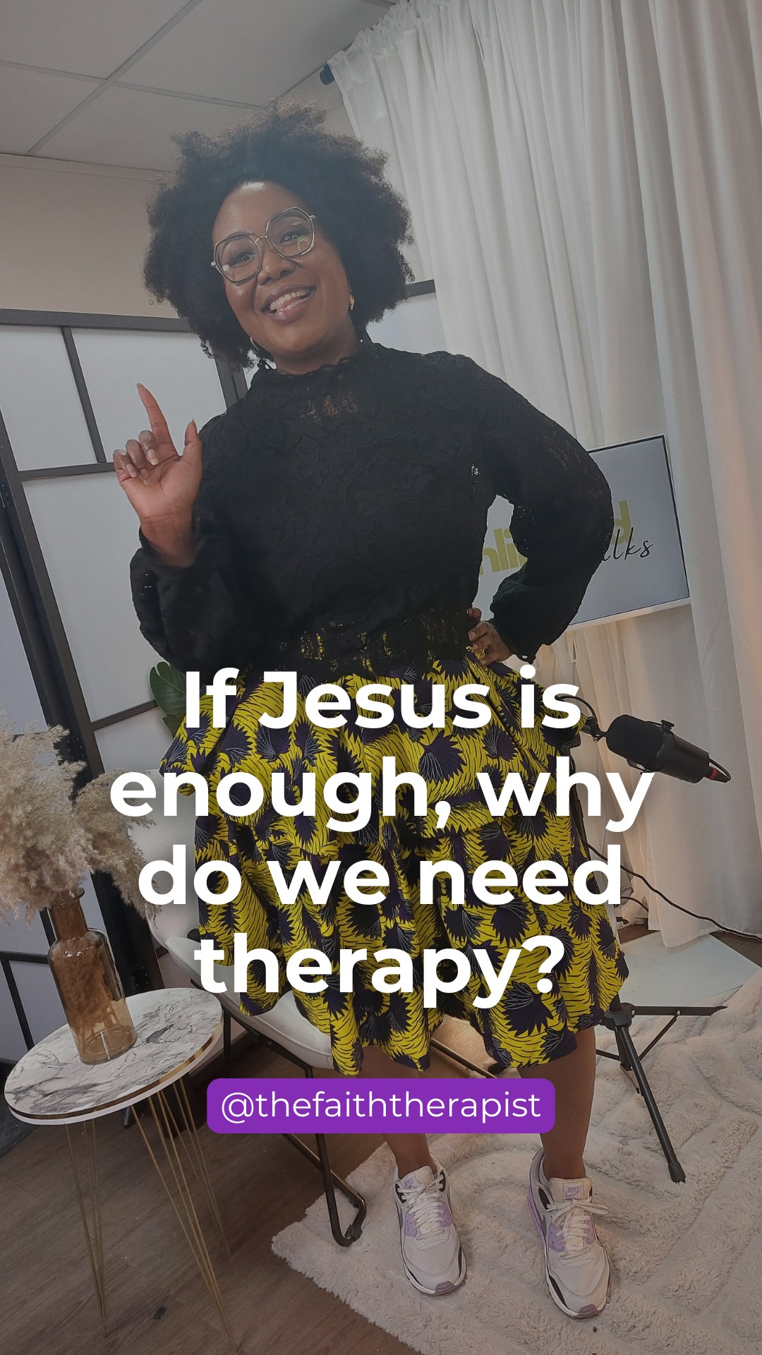 The mind of Christ comes from knowing who we are in Him. But trauma makes that almost impossible because it distorts the lens we're seeing Him through!
That's why faith and therapy aren't in competition. In fact, they’re actually working toward the same thing 💜
Thank you to Jennifer at @unlimitedtalkspod for asking the questions people are afraid to ask out loud.
The full episode of Unlimited Talks is available at the link in my bio.
And if this is something you're sitting with, I'd love to work through it with you. Book a free introductory call through the link 🦋
#FaithAndTherapy #ChristianMentalHealth #TraumaHealing #HealingInChrist #BlackChristianWomen