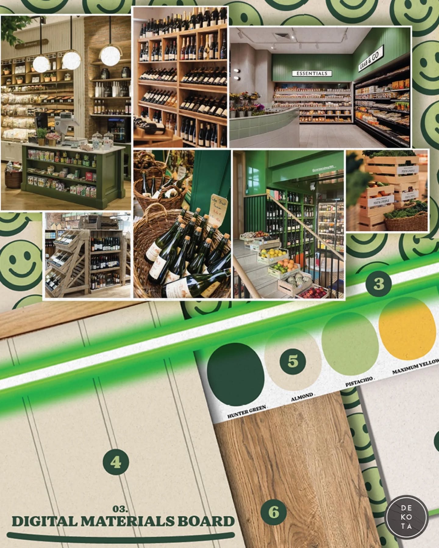Post 3 - Mood/direction/Initial Development.
We don’t only design restaurants!
We recently took on a full supermarket rebrand and interior design for Fresh Wonder in Hackney, London.
A brief that is a little different for us, but one that we loved getting our teeth into!
Once the new brand direction was set, we carried it through every part of the space - introducing the new colours, materials, and details to create an identity that feels bold, cohesive, and built to stand out on the high street.
Fresh Wonder is now open, Go take a look!
#Interiordesign
#brand
#london
#market
#new