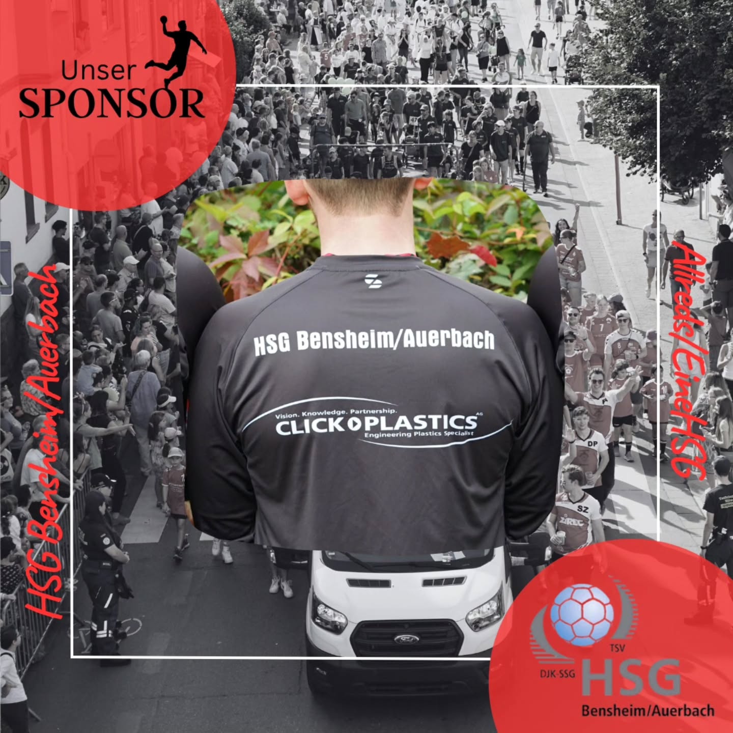 Unser nächster Sponsor
Ein riesiges Dankeschön an ClickPlastic aus Bensheim für die starke Unterstützung unserer Handballer.
Sie fungieren als Bindeglied zwischen großen internationalen Herstellern und der verarbeitenden Industrie in Europa. Sie liefern verschiedenste Kunststoff-Rohstoffe in die ganze Welt hinaus.