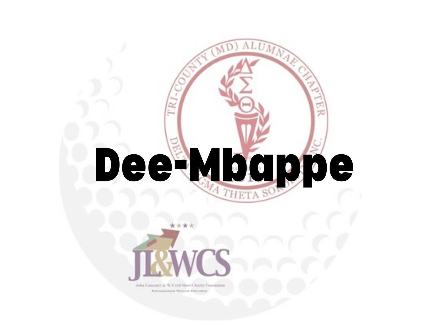 Thank you to our latest Hole Sponsor Devon Dee-Mbappe. Your Support is Appreciated👏🏾👏🏾👏🏾