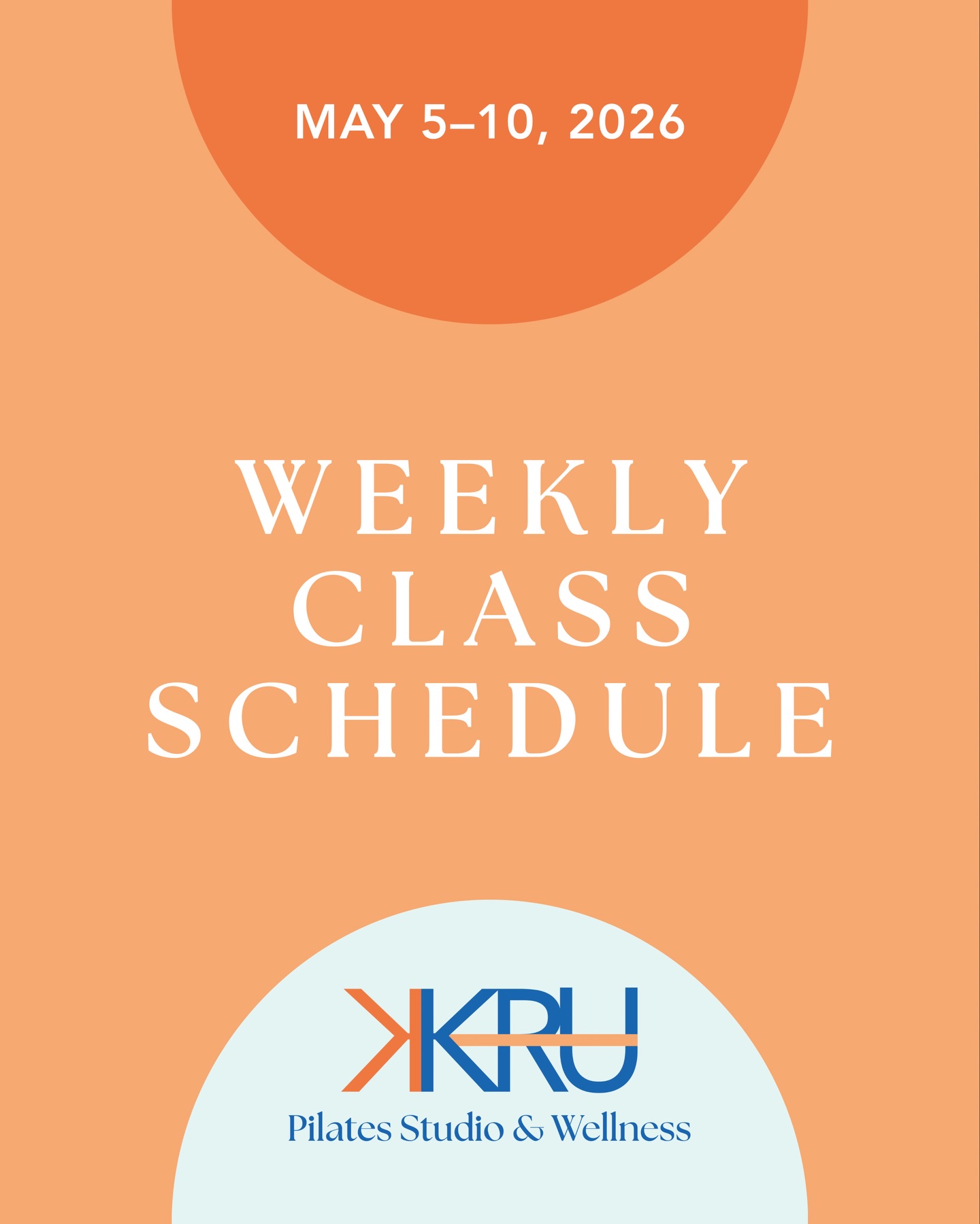 Fresh month, fresh look, fresh classes at KKRU ✨🌱 Who’s stopping by the studio this week?
Pssst... don’t forget to purchase your SUMMER SPECIAL MEMBERSHIP ➡️ $250 for Unlimited Group Classes & Apprentice Semi-Privates all summer long. Available NOW for purchase and begins on May 15th!