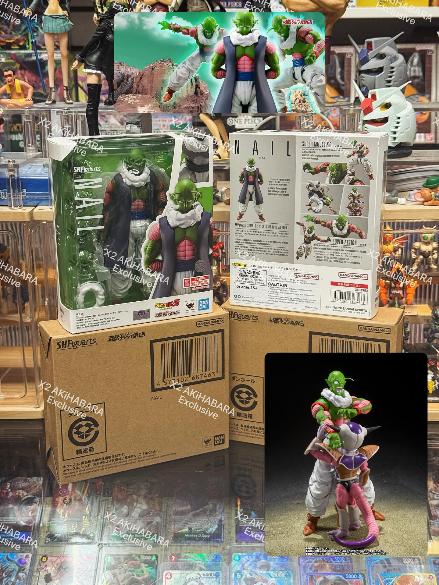 NEW⚠️新品入荷⚠️龍珠粉絲必收!
那美克星的戰士「內爾」正式立體化!
PB限定|收藏級可動式手辦
S.H.Figuarts 《七龍珠Z》
NAIL 內爾
#premiumbandai #shfiguartsdragonballz #pandahobbynotcarryitem #dragonballznail #dragonballz