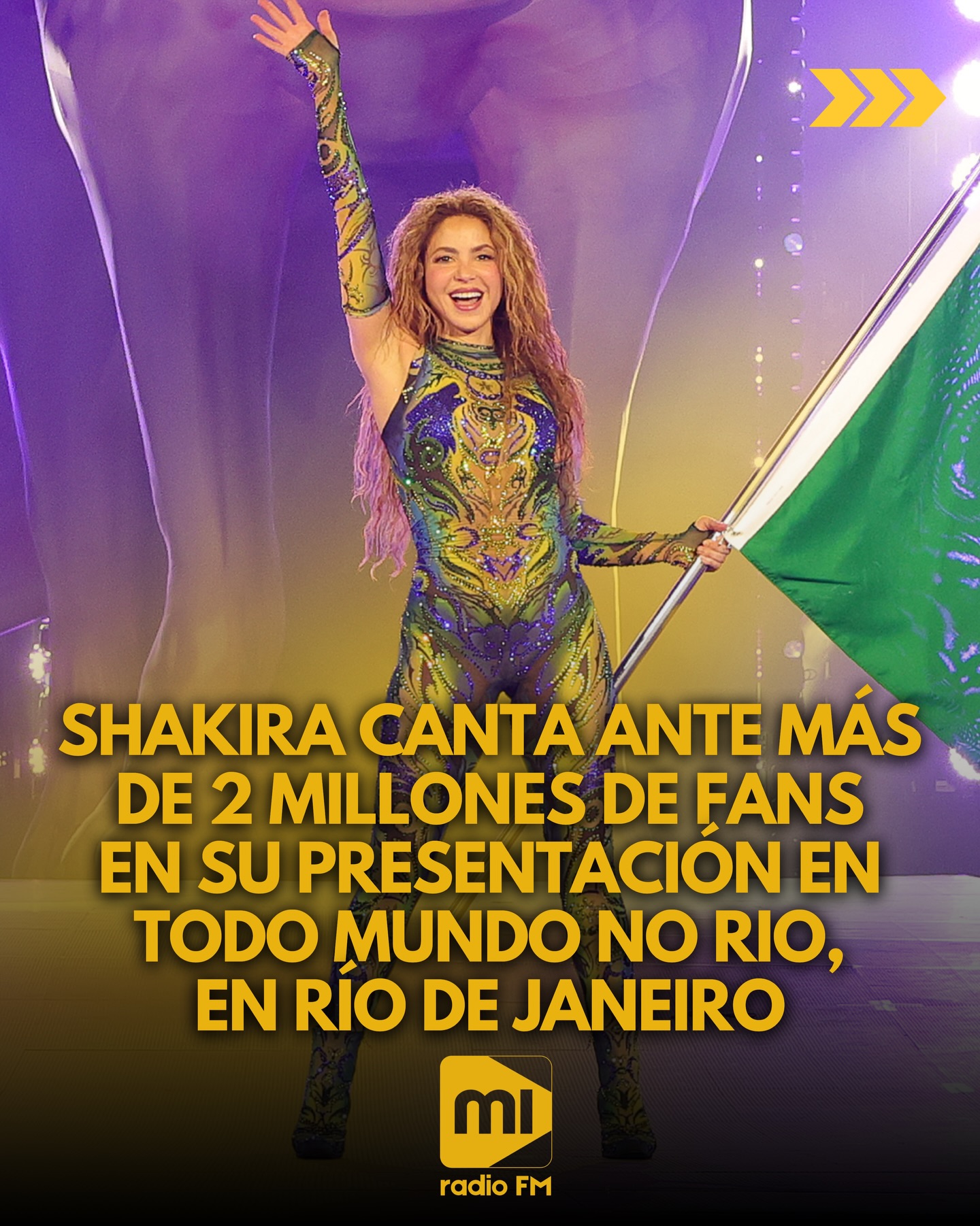 @shakira hizo historia en Río de Janeiro 🇧