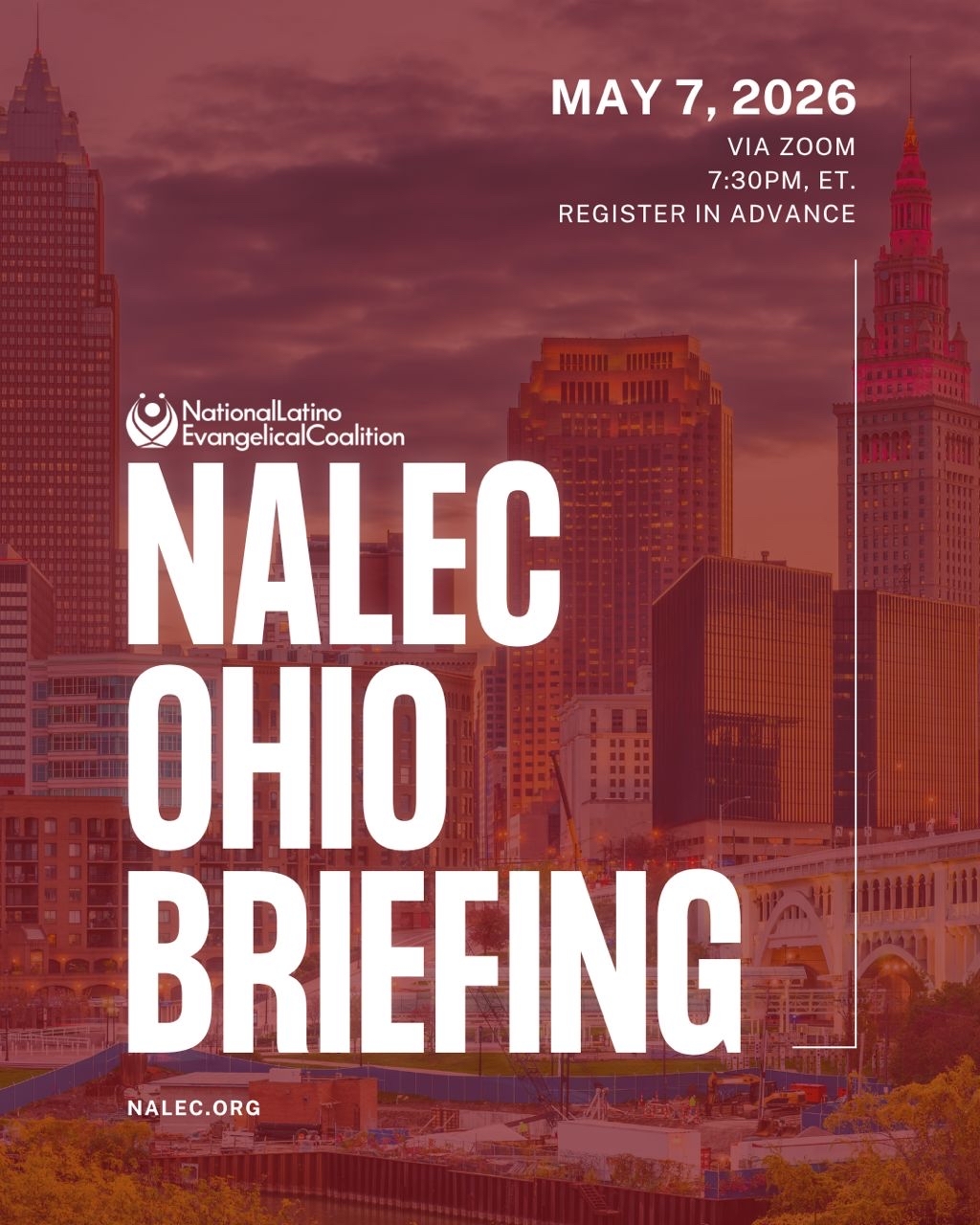 Join our NaLEC Ohio Briefing on Thursday!
Webinar designed to equip pastors, faith leaders, and community stakeholders with a clear understanding of key policy developments surrounding immigration.
We will provide practical insights, theological framing, and actionable guidance to help leaders respond faithfully and effectively within their local contexts.
📌Register in advance for this webinar:https://us02web.zoom.us/webinar/register/WN_KX_hvslzQtGJ5sH1aigLdA
➡️After registering, you will receive a confirmation email containing information about joining the webinar.
#NalecBriefing #nalecorg #OhioBriefing