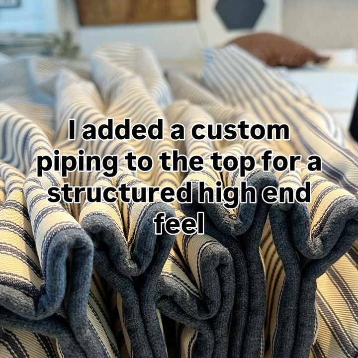 #ThrowbackThursday to a favorite holiday cottage transformation. 🌊✨
Looking back at this upgrade from last year, it’s the technical details that still stand out to me. Working with an independent maker, you can get truly playful with design. 🧵
We mixed different stripes to create a look that feels coordinated but unique to this property.
The Heading: I added custom piping to the top for a fun, structured, high-end feel.
There is a small space between the top of the window and the ceiling We used shallower depths for the pleats to keep the look crisp and modern.
#CurtainMakerCornwall #HolidayCottageDesign #BespokeCurtains #CoastalInteriors #ThrowbackThursday #MeasureMakeFit #HandmadeCornwall #InteriorDetails