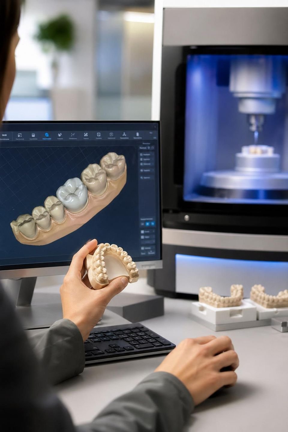CAD/CAM in the lab means your restorations are designed digitally and milled with precision — every single time.
Consistency isn't luck when there's great technology and skilled people behind it. 💻🦷
#CADCAM #DigitalDentistry #DentalLab #DentalTechnology