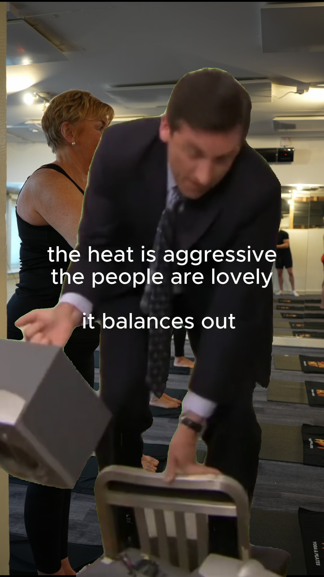 the heat is aggressive
the people are lovely
it balances out 😅🔥
#HotYogaLife #DamnHotYoga #GlasgowFitness
