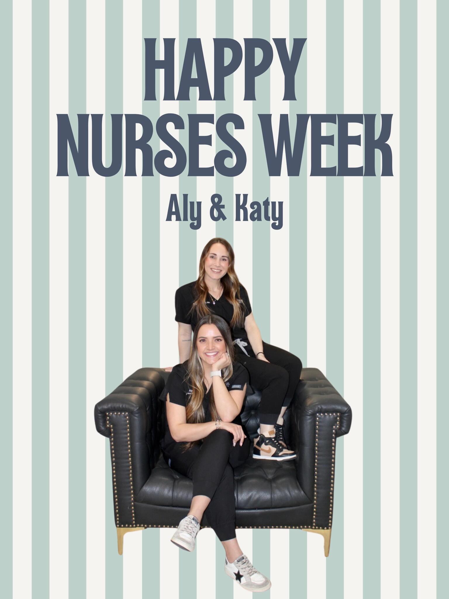 Happy Nurses Week to the hands behind the confidence ✨
Our nurse injectors combine medical expertise with an artistic eye to help you look and feel your best. We’re so grateful for the care, precision, and passion they bring to Genesis every day. 🩵💉
We’re beyond thankful for the both of you—the way you show up for our patients, your dedication to safety and results, and the heart you put into all that you do does not go unnoticed. Y’all make our team stronger, our clients more confident, and our space feel truly special. 🫶🏼