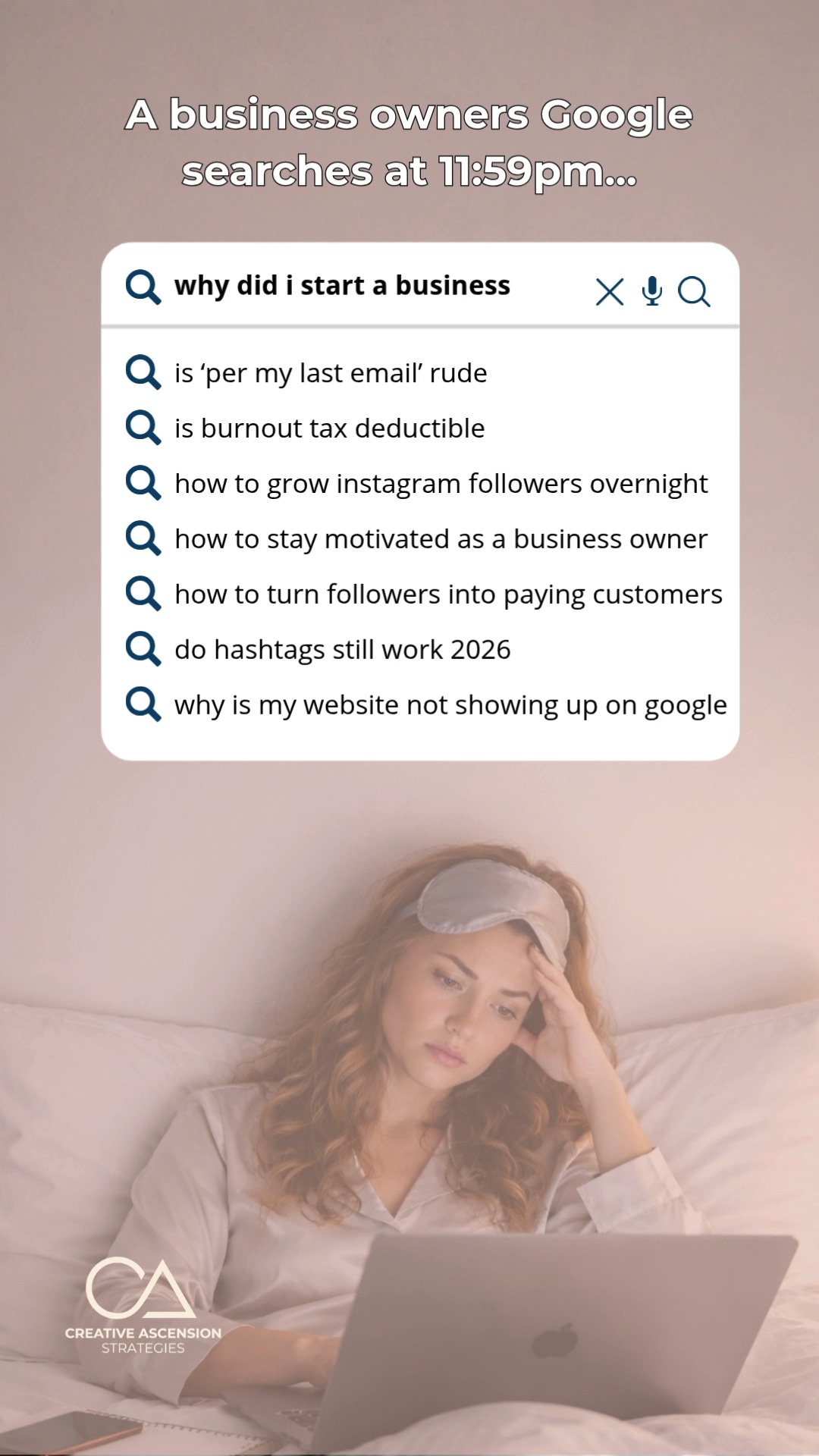 Relatable? 11:59pm Google searches are basically therapy, tech support, and a meltdown disguised as productivity 🤦♀️💬