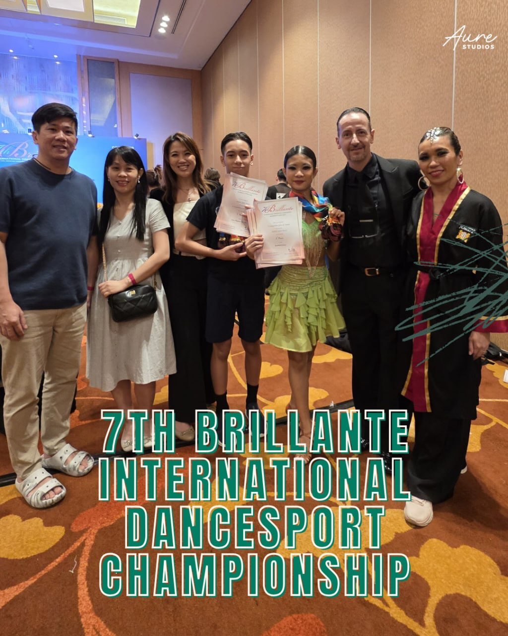 β¨ 7th Brillante International Dancesport Championship β¨
What an incredible showing from our dancers β we are so proud of the hard work and results achieved on the floor! π₯
Aiden John Price / Evangeline Law Le Xuan
Latin Beginner Cha Cha β Champion π
Latin Beginner Rumba β Champion π
Latin Beginner Jive β Champion π
Latin Junior β 2nd π₯
Standard Novice A β 4th
Standard Novice B β 3rd π₯
Standard Pre-Amateur β 5th
Standard Junior β Champion π
Evangeline Law Le Xuan
Latin Solo Open 16 (C, S, R, P, J)
Hailey Lin
Latin Solo Open 16 (C, R, J)
A huge congratulations to @thedancesportacademy for a successful competition! Onward to the next competition! π
#aurestudios #dancesg #dancesportsg