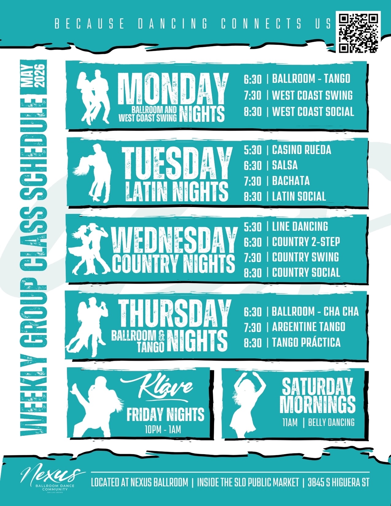 April showers bring May flowers!
This May we are showering you with a bunch of new dance classes!!!