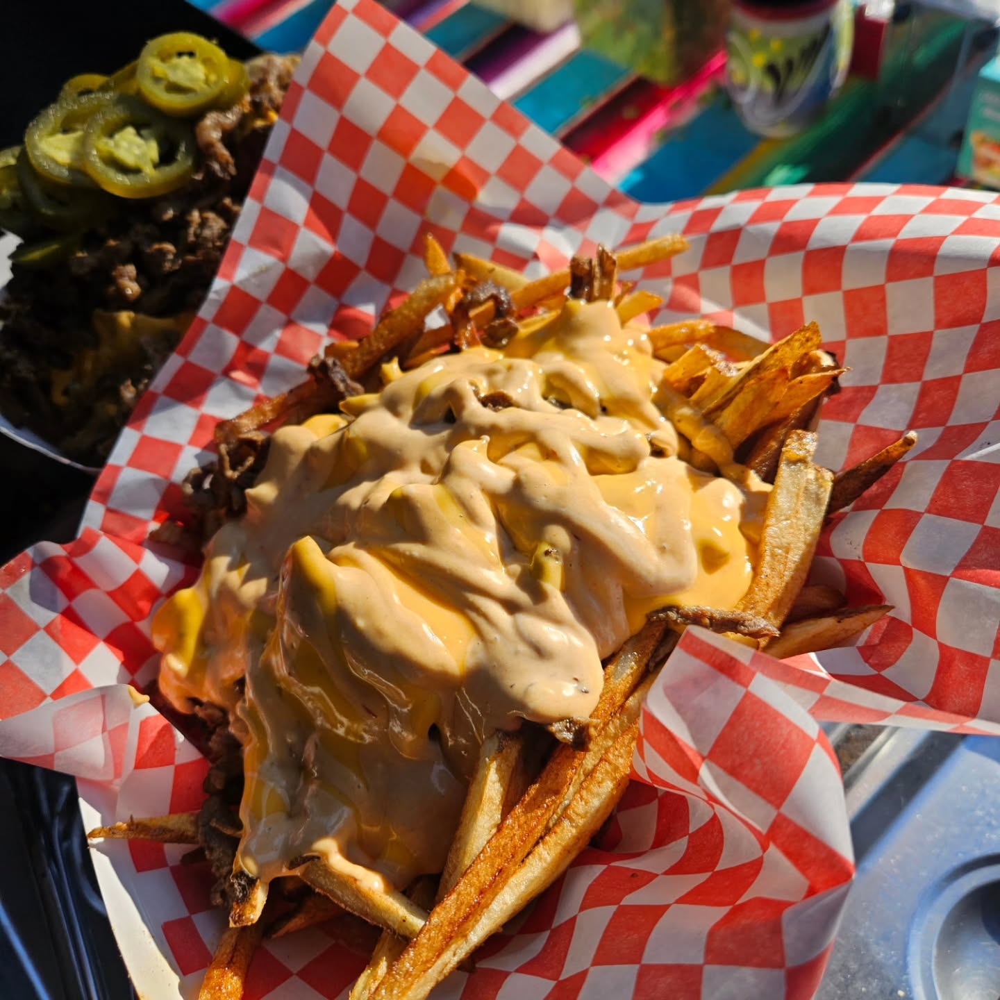 Who are you sharing these with?
.
.
.
.
#elchaparritotacos #818nightmarket #mexicanfood #fries #lafoodie