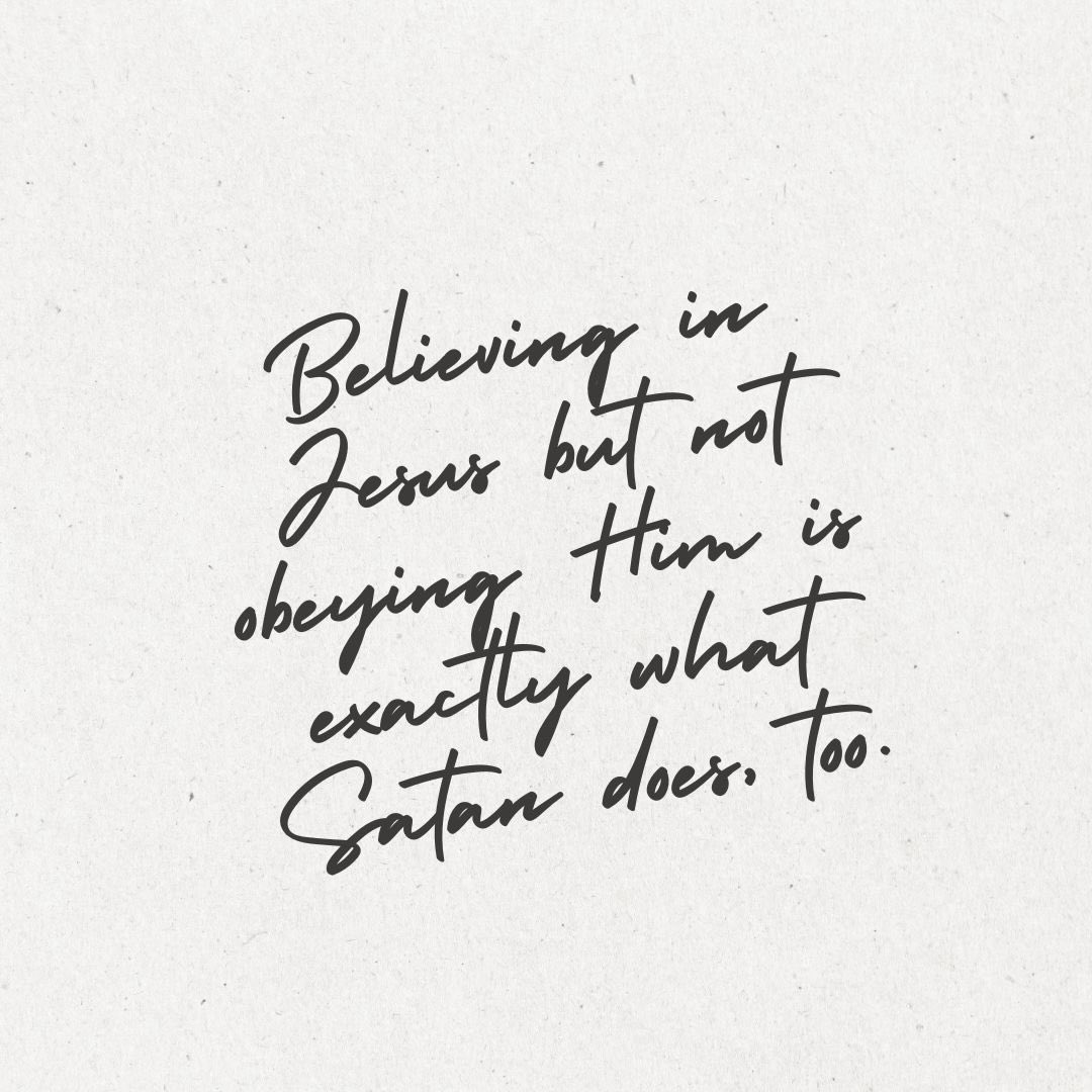 Actions speak…