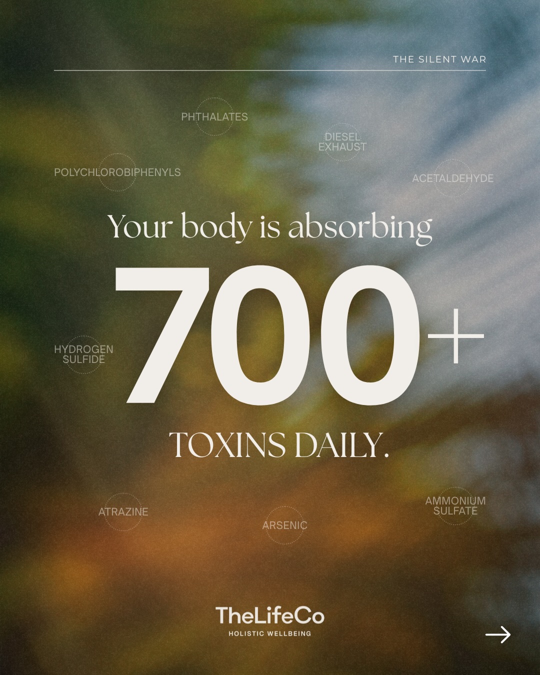 You can’t see them. You can’t smell them.
But they’re already inside you.
We mapped the invisible load your body carries every single day from the food on your plate to the air in your living room.
Swipe through to meet the chemicals that quietly settled in, the organs fighting to keep up, and 7 things you can start doing today to lighten the burden.
The truth is your body already knows how to heal.
It just needs you to stop adding to the pile.
Save this for your next grocery run.
Tag someone who needs to see this.
·
·
·
#detox #toxinfree #guthealth #holistichealth detoxretreat healthyliving nontoxicliving hormonehealth pfas microplastics phthalates heavymetals wellnessjourney healthiswealth