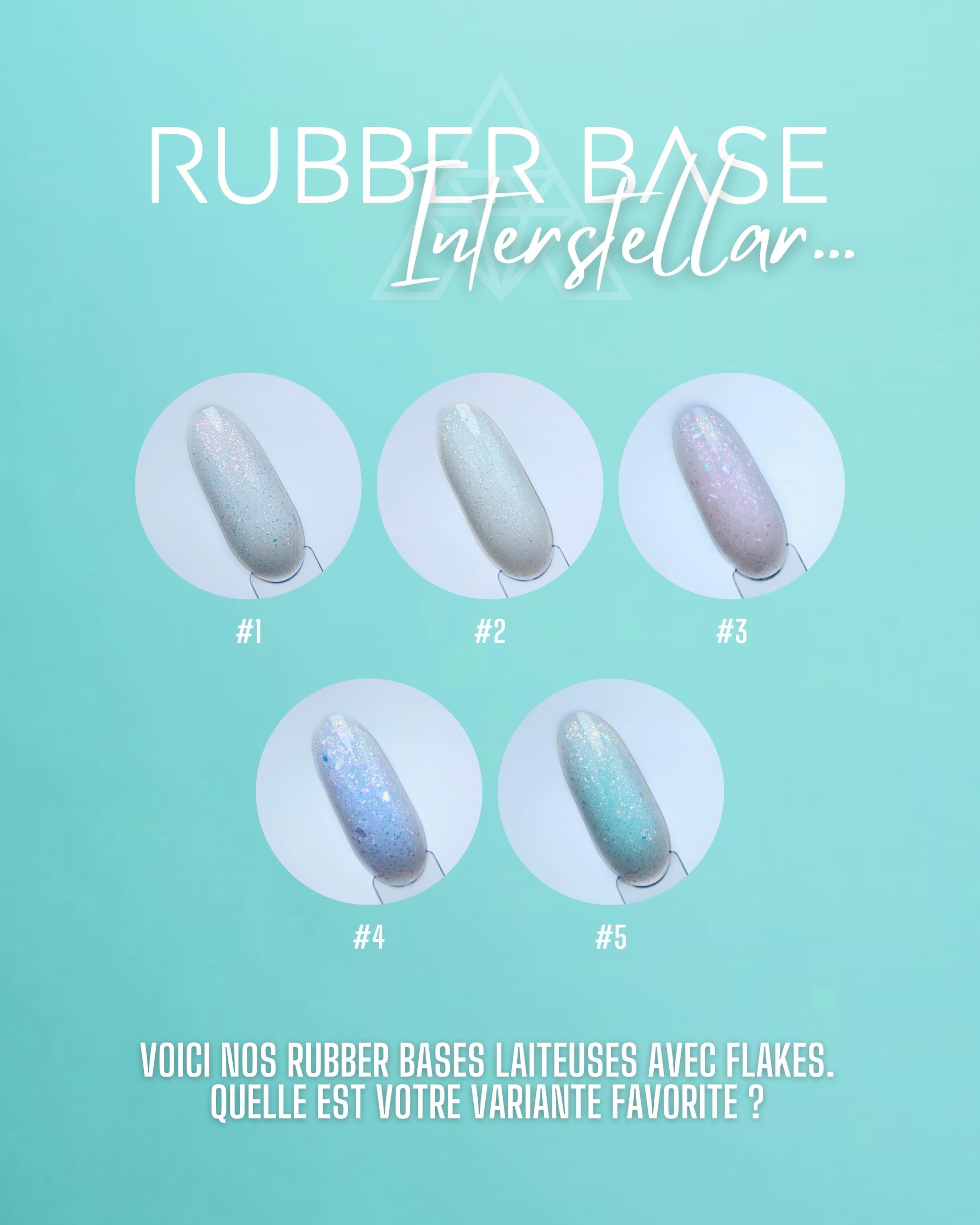 Voici 5 rubber bases semi-épaisses de couleurs laiteuses avec micro-flakes… vous l’aurez deviné, il s’agit de notre collection Interstellar! ✨
Quelle est votre teinte favorite? Nous vous rappelons que chaque référence est disponible sur notre eshop au prix de 14.95€ mais que le lot complet est disponible au prix réduit de 70.95€! 🛍️
#rubberbase #rubberbasegel #rubberbasenails #ongleries #onglerie