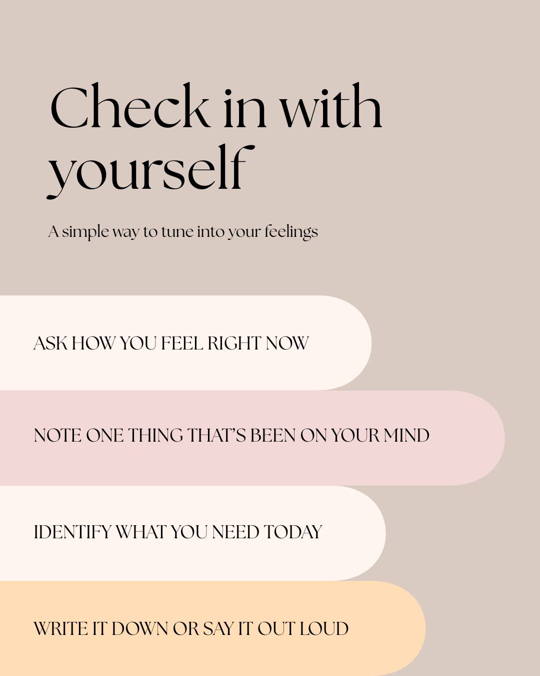 A quick check-in can tell you a lot.
✨ How do I feel right now?
✨ What’s been on my mind?
✨ What do I need today?
We spend so much time checking in on everyone else, don’t forget to check in on yourself too.
Drop one word in the comments for how you’re feeling today 💭
#MentalHealthSupport #DailyCheckIn #MindsetMatters #MentalHealthJourney #SelfReflection