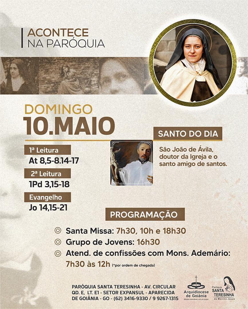 Programação dia- 09/05