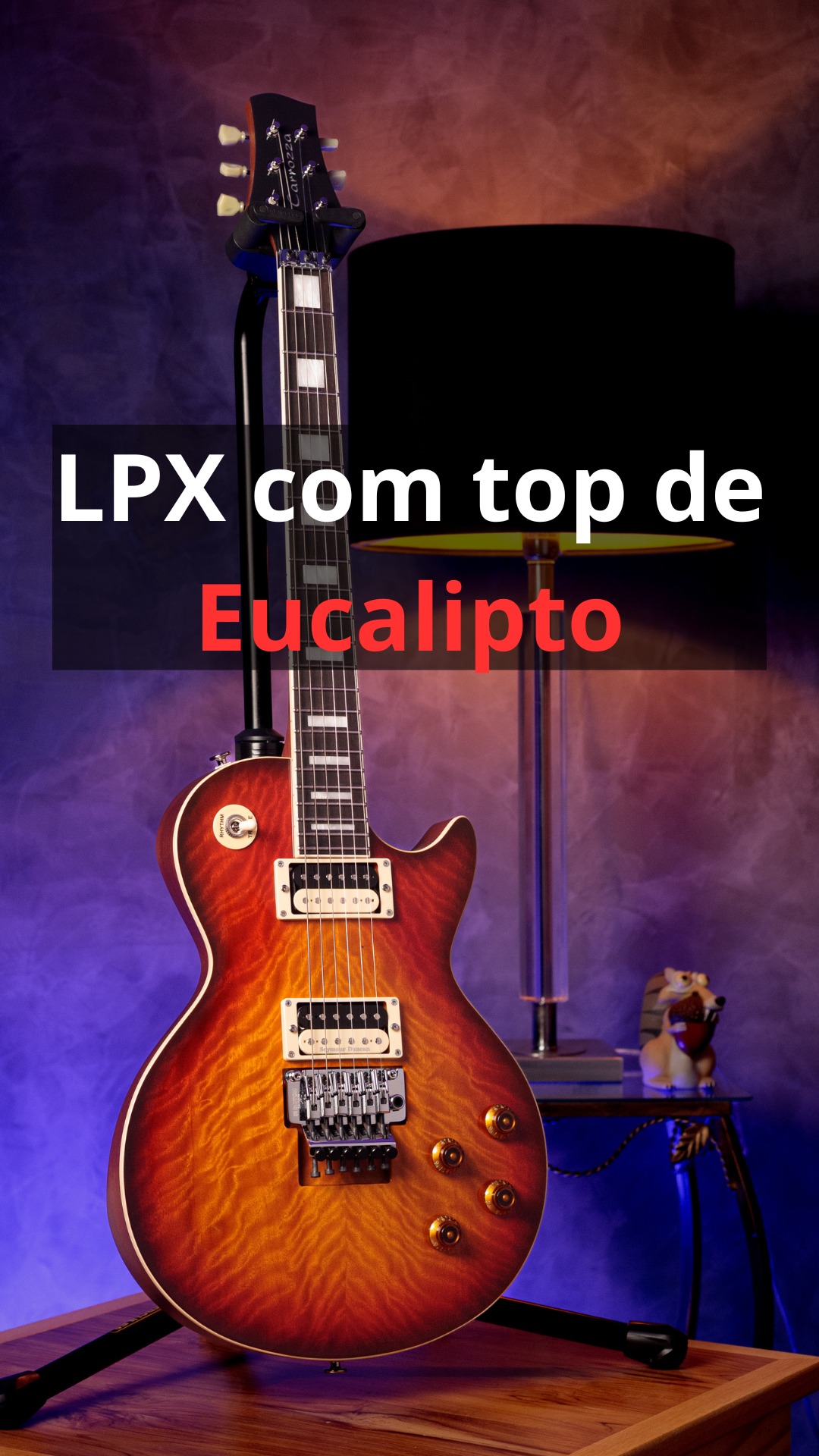 LPX da Carrozza Guitars, um instrumento
que une o visual clássico a uma performance
agressiva e moderna. Esta unidade está disponível a
pronta entrega!
A construção é de alto nível, utilizando corpo em Mogno
com top em Eucalipto. O braço, também em Mogno,
conta com o reforço de longarinas de Jacarandá
Paulista, garantindo estabilidade máxima e resistência
estrutural. A escala em Brazilian Rosewood completa o
conjunto com o conforto e o timbre que só as madeiras
nobres oferecem.
Um diferencial importante é a Voluta na transição entre
o braço e o headstock, um detalhe de lutheria que
aumenta significativamente a resistência dessa área
crítica. Além disso, a transição entre braço e corpo foi
esculpida de forma suave, permitindo que o guitarrista
alcance as casas mais agudas com total facilidade.
Para garantir uma performance impecável, instalamos a
ponte Gotoh GE 1996 (estilo Floyd Rose), que trabalha
em conjunto com o lock nut e as tarraxas Gotoh para
manter a afinação blindada, mesmo nos abusos da
alavanca.
No coração do instrumento, fizemos uma escolha
clássica e extremamente versátil de captação Seymour
Duncan: o lendário combo JB na ponte e '59 no braço. O
resultado são timbres quentes e definidos, ideais para
qualquer estilo. E para expandir ainda mais as
possibilidades, a parte elétrica conta com Push-Pull nos
knobs de Tone, permitindo alternar a ligação dos
humbuckers entre série e paralelo.
Este instrumento handmade com acabamento premium
está pronto para chegar na sua casa!
Entre em contato agora mesmo para saber mais e
garantir a sua! .
#guitarradeluthier #guitarrahandmade #LPX
#SeymourDuncan #CarrozzaGuitars