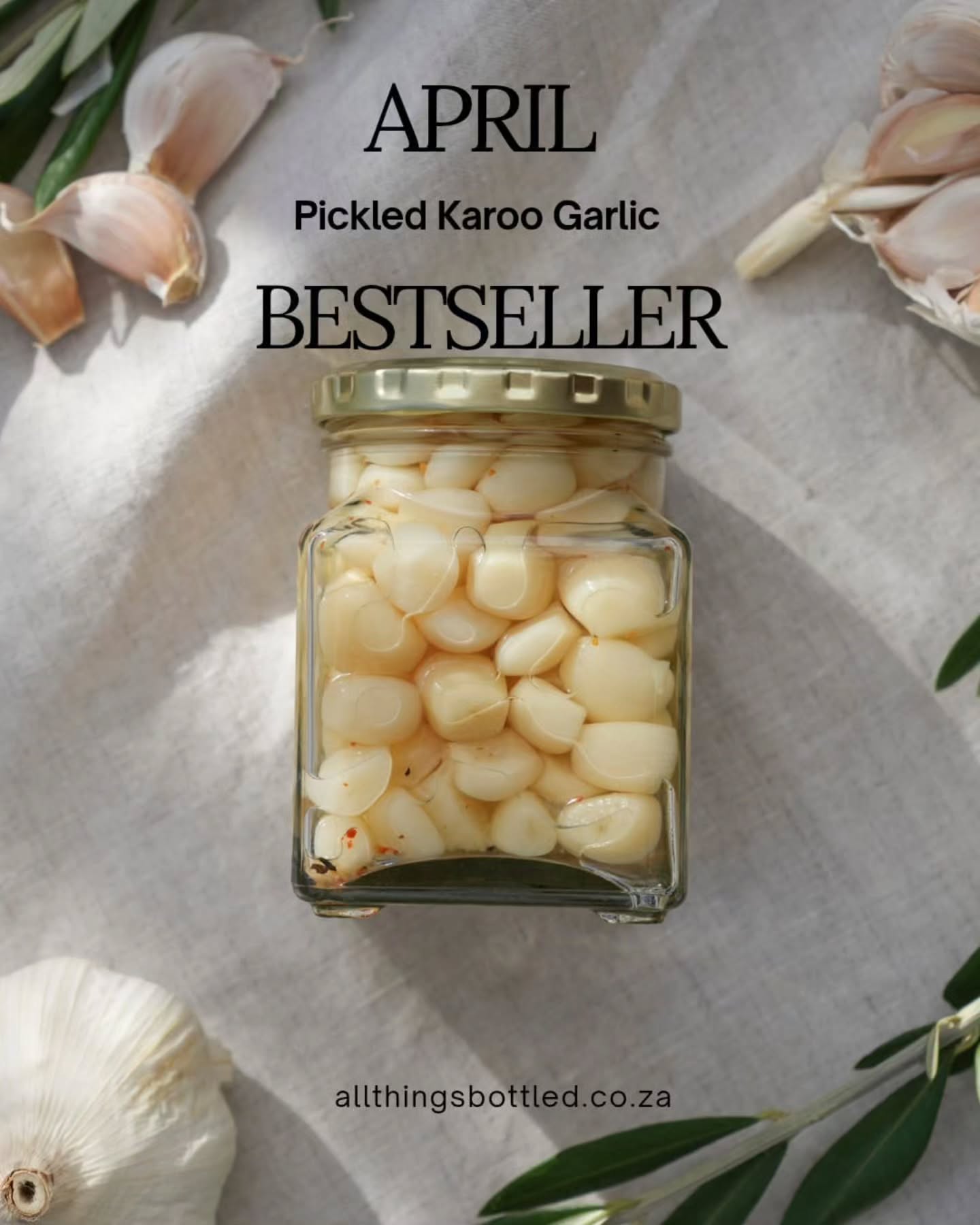 Good news - our bestseller is in stock!
Bold, tangy and packed with flavour, this favourite is perfect with cheese boards, salads, braais, roasted vegetables, or enjoyed straight from the jar🧄
🛒https://www.allthingsbottled.co.za/product-page/karoo-garlic
#allthingsbottled #pickledgarlic #karoo