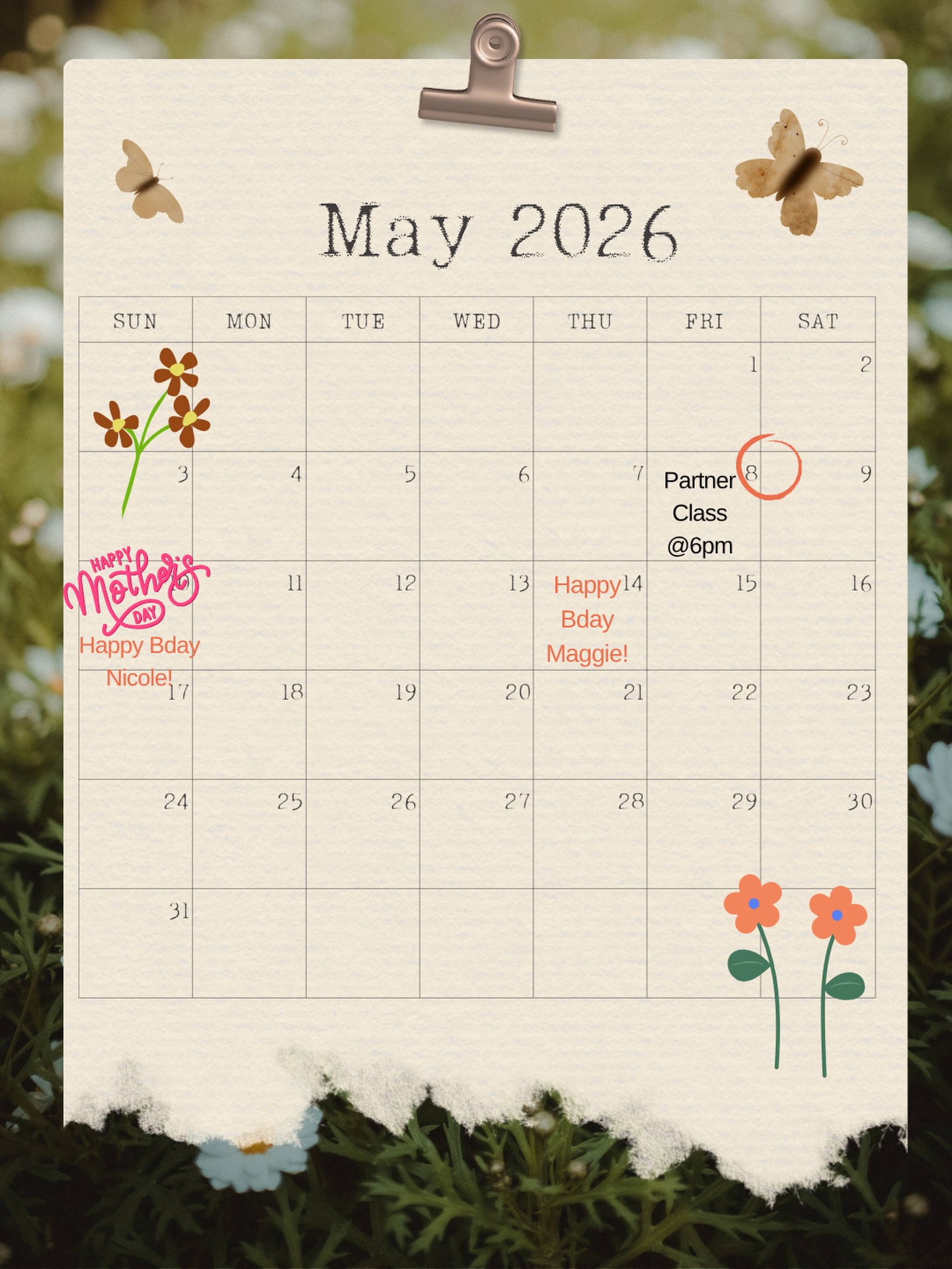 May calendar 🌻☀️
Can’t wait for our partner class this Friday!
#personaltraining #hudsonma #fitness #grouptraining