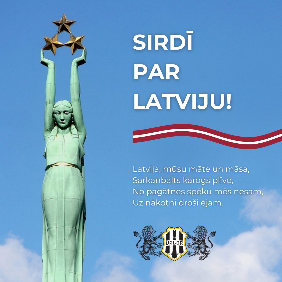 🇱🇻 Sveicam Latvijas Republikas Neatkarības atjaunošanas dienā!