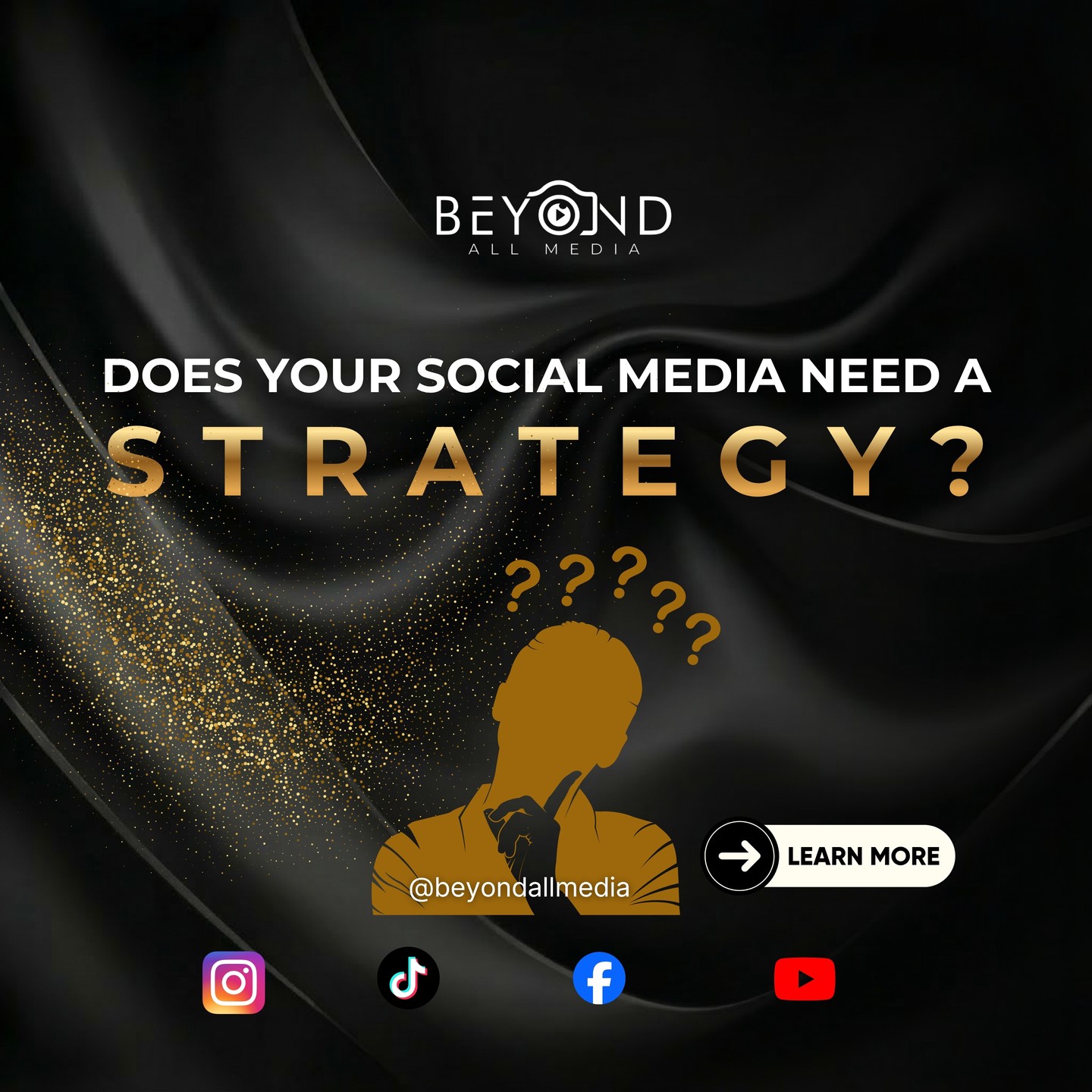 Your content might not be the problem. Your strategy might be.
A lot of businesses keep posting and hoping something clicks.
But when your content feels random, engagement stays low, and your brand message is unclear, that usually points to one thing:
You do not need more posts first. You need a better plan.
A strong social media strategy helps you:
• post with purpose
• speak clearly to the right audience
• build a brand people actually remember
• turn attention into real inquiries
At Beyond All Media, we help brands create content with direction, consistency, and a message that makes sense across every platform.
If your social media feels all over the place right now, this is your sign to fix the foundation first.
Message us if you want help building a social media strategy that actually supports your brand growth.
#BeyondAllMedia #SocialMediaStrategy #SocialMediaManagement #ContentStrategy #BrandGrowth #DigitalMarketing #SmallBusinessMarketing #BusinessVisibility