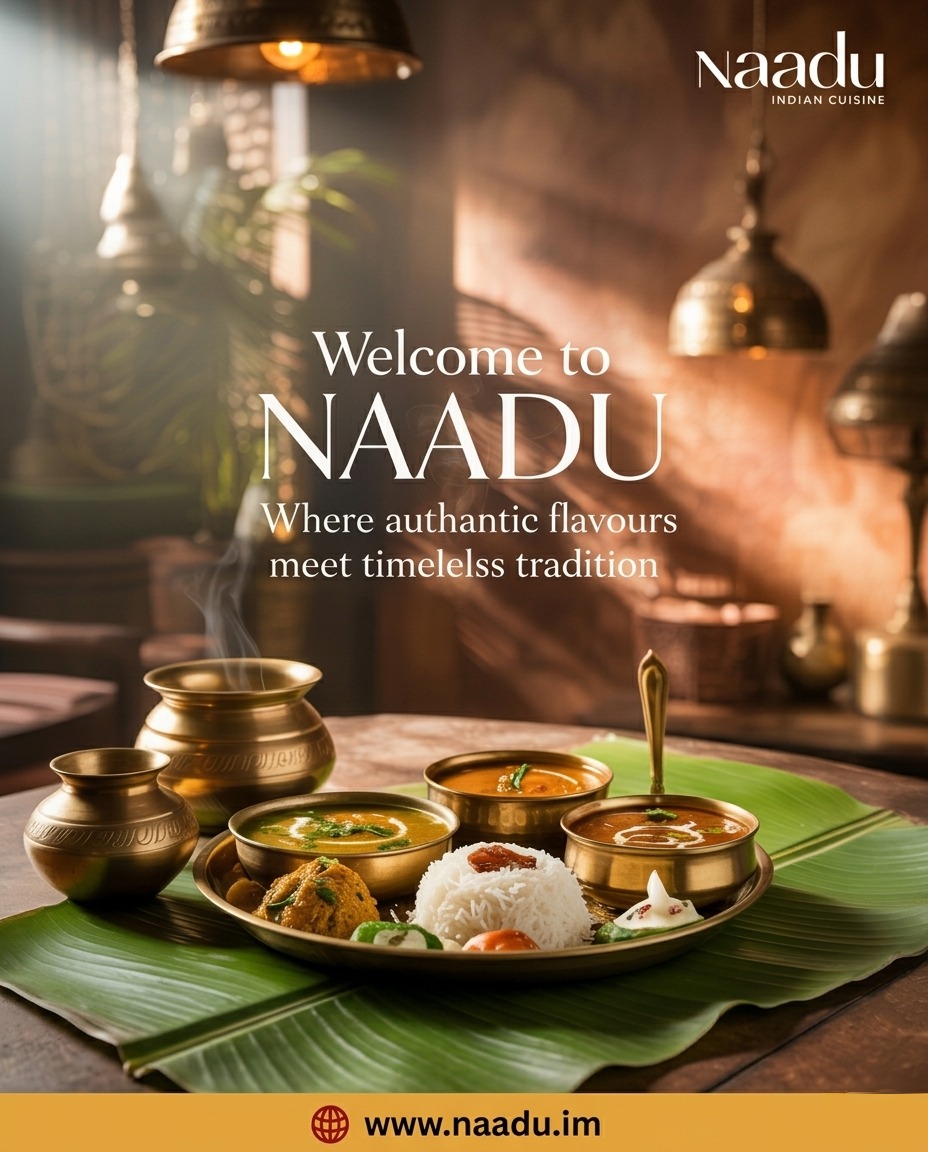 At Naadu, dining is more than just a meal it’s a journey into the heart of Indian cuisine. Inspired by the meaning of “Naadu” land we bring together heritage recipes, bold flavours and modern presentation to create something truly special.
Whether you’re indulging in comforting classics or exploring our chef’s unique creations, every visit promises warmth, authenticity and unforgettable taste.
Come for the flavours. Stay for the experience.
Book your table: https://www.naadu.im/
#NaaduIOM #IndianCuisine #DiningExperience #DouglasDining #FoodLovers #AuthenticFlavours #CulinaryJourney #FineDining #RestaurantVibes #FoodExperience #GourmetDining #LuxuryDining