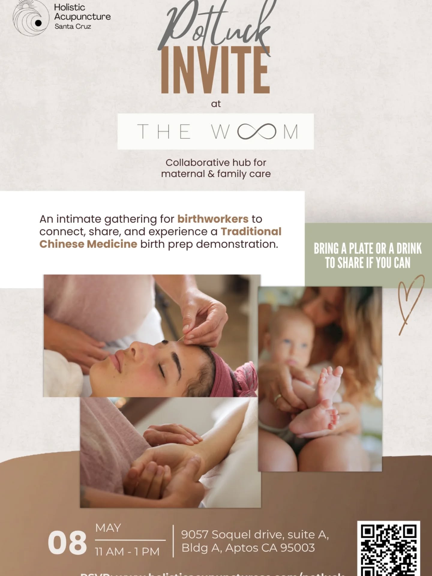 Friends and colleagues!
I’m hosting a potluck for birth workers and healing arts providers supporting the perinatal and postpartum families in all the shapes and ways in between both and around.
I’ll be offering a live demo of an acupuncture preparation session, with the support of Marlene from @thebirthroot
This is a beautiful opportunity to connect, build community, and experience the WOOM a new maternal space hub.
Would love to see you there ✨ Come as you are!
DM me of fill up the RSVP link
https://www.holisticacupuncturesc.com/potluck#anchors-mod5h79t2
Amigxs, colegxs!
Estoy organizando un potluck para trabajadorxs de parto y profesionales de las artes de sanación que acompañan el proceso perinatal y posparto, en todas sus etapas y matices.
Estaré ofreciendo una demostración en vivo de una sesión de preparación de parte con acupuntura, con el apoyo de Marlene de @thebirthroot.
Será una hermosa oportunidad para conocernos, conocer el espacio WOOM, un hub materno.
Me encantará verles ✨
#BirthWorkers #HolisticCare #MaternalHealth #CommunityCare
