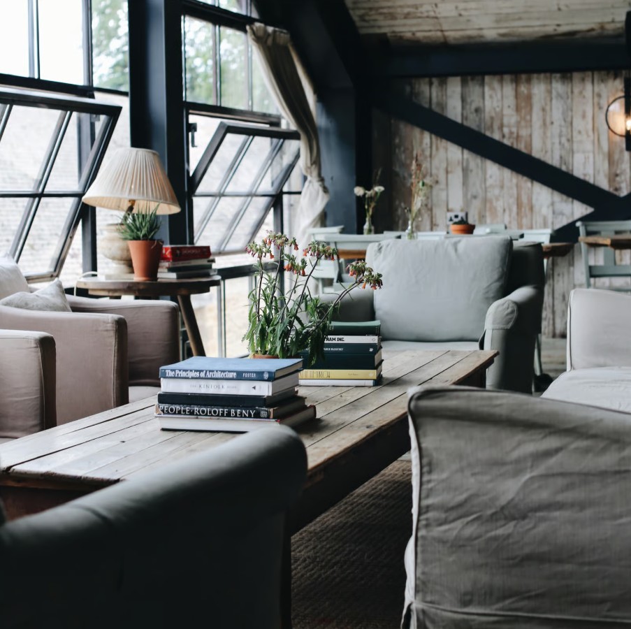 : Soho Farmhouse: Phase 1. For Soho House, Sam worked on the concept/planning/detail design stages of the 'Main Barn'. This project hosted a restaurant and an extensive bar offering.
This area required particular focus on the detailing of the steel frame and steel windows. Working with @AlpineSteel we created windows to best match the brand's image. Elsewhere Sohohouse occupied properties with original Crittal-style glazing. To recreate these windows in the Cotwolds we worked with Alpine Steel to create weathered-steel frames to overlay the window units to create robust and great looking windows!
This space is orientated towards the East so it is a fantastic place to hang in the morning year-round.
We are taking on more projects this May. Get in touch via our website enquiry form or via Instagram direct messaging. We are offering complimentary consultations throughout the month.
:
:
#GledhillArchitectureStudio
#ArchitectsUK
#Architects
#Architecture
#DesignConcept
#Design
#Brightonarchitect
#Brighton
#Clapton
#Hackney
#Tottenham
#Sevensisters
#HomeTransformation
#GrandDesigns
#landscape
#gardendesign
#londongarden
#urbangarden
#LondonArchitect
#Crittal
#VictorianTerrace
#ModernHouse
#HomeRenovation
#Extension
#Worthing
#worthingarchitect
#Cotwolds
#Sohohouse
#Sohofarmhouse