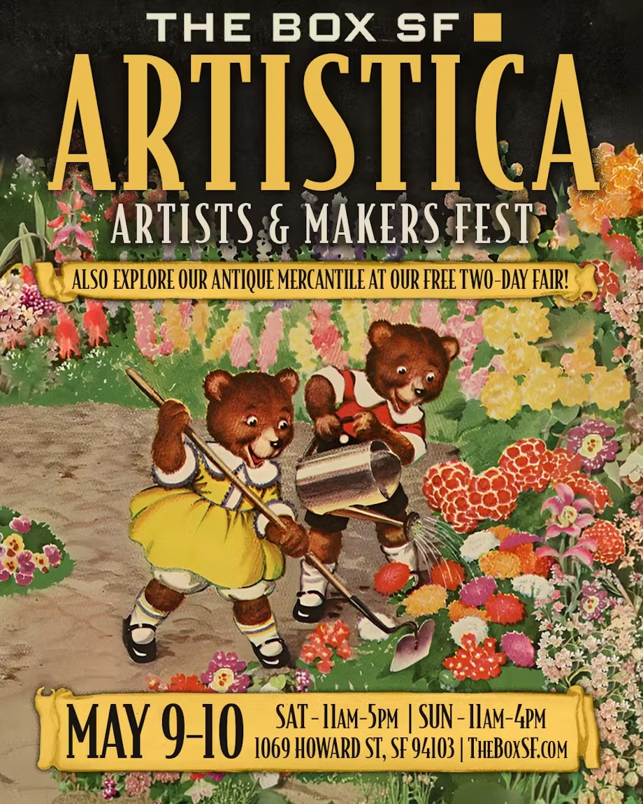 This weekend - and it's #mothersdayweekend! Bring your friends! Bring your Mom! (Your mom called and she told me she wants GOOD CHOCOLATE this year!)
I'll be at the final @theboxsfevents "Artistica Creators Fest." It's a FREE artists & makers fair (+ antique store downstairs!) in SF's SOMA!
There will be over 35 local artisans selling their artwork, jewelry, pottery, clothing, photography, chocolate (me!) and more in this really cool & historic venue.
Don't miss out on this unforgettable shopping experience in the heart of the city. Hope to see you there!
-->You will also really want to go back in time at their stunning antique mercantile on the first floor, filled with rare print & ephemera. It may look like a museum, but every item you'll see is for sale!
Saturday, May 9 - 11am-5pm
Sunday, May 10 - 11am-4pm
@ The Box SF -1069 Howard St, San Francisco, CA 94103
#chocolate
#mothersdayeventsanfrancisco
#finechocolatemadefun
#twicethevice