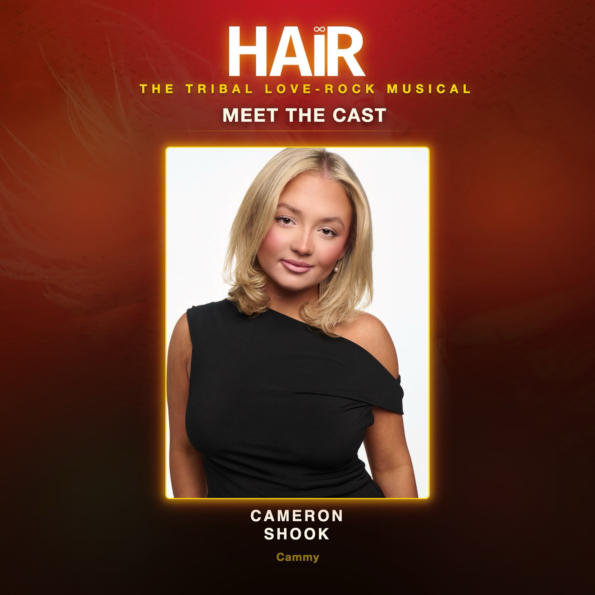 🚨CASTING ANNOUNCEMENT🚨
We are so thrilled to announce that Cameron Shook will be joining the cast of @hairmusicalau with @shakespeareaust , reprising her role as ‘Cammy’ for their Sydney season!
@cammshoook very exciting 👏
#patrickmanagement #pmtalent
#performer #hairthemusical #musicaltheatre