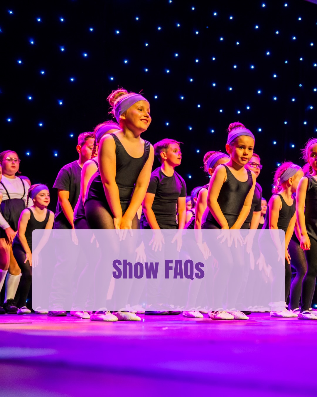 We will post commonly asked questions every week as we get closer to the show. So keep your eyes peeled!!
Q. where is the show?
A. Paisley Town Hall
Q. when is the show?
A. Friday 19th of June 2026
Q. What time is the show?
A. the show will start at 6:30pm
If you have ANY questions please don’t be afraid to ask your pupils teacher or DM us on Facebook or Instagram!