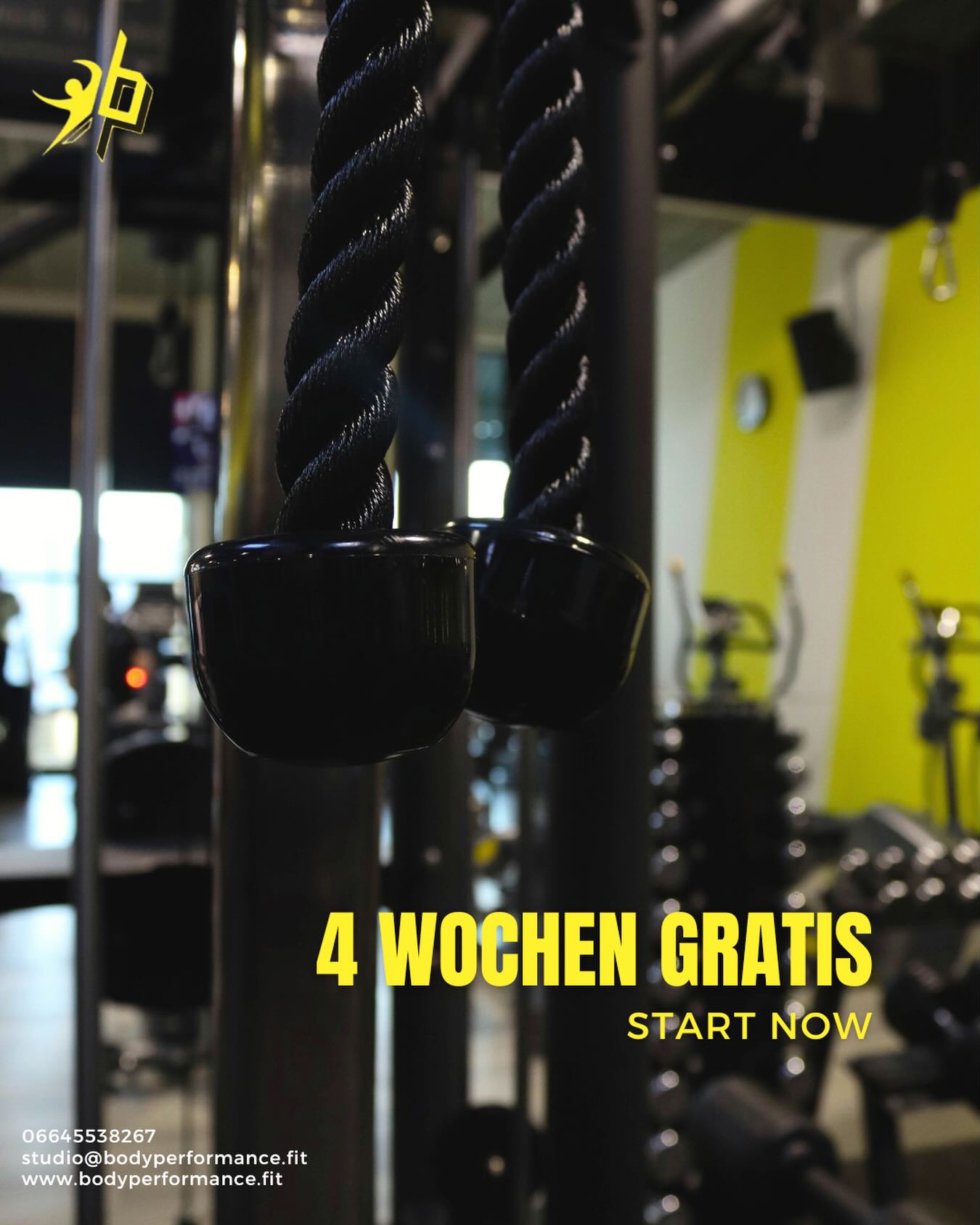 Manchmal braucht es nur einen kleinen Schritt, um etwas Großes zu verändern.🙌
Starte jetzt und trainiere die ersten 4 Wochen GRATIS!
Wir begleiten dich auf deinem Weg – egal ob Fitness, Gesundheit oder einfach mehr Wohlbefinden.💪
Angebot gültig nur bei Abschluss einer 52-Wochen-Mitgliedschaft.
#bodyperformance #bodyperformancestudio #bodyperformanceleibnitz #xundmacher #diexundmacher