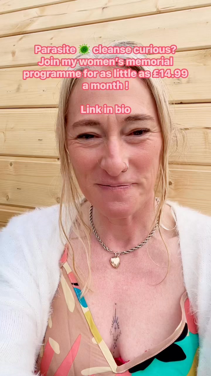 If you think parasites 🦠 might be driving your symptoms- then come join my membership for a community 2 week cleanse .
