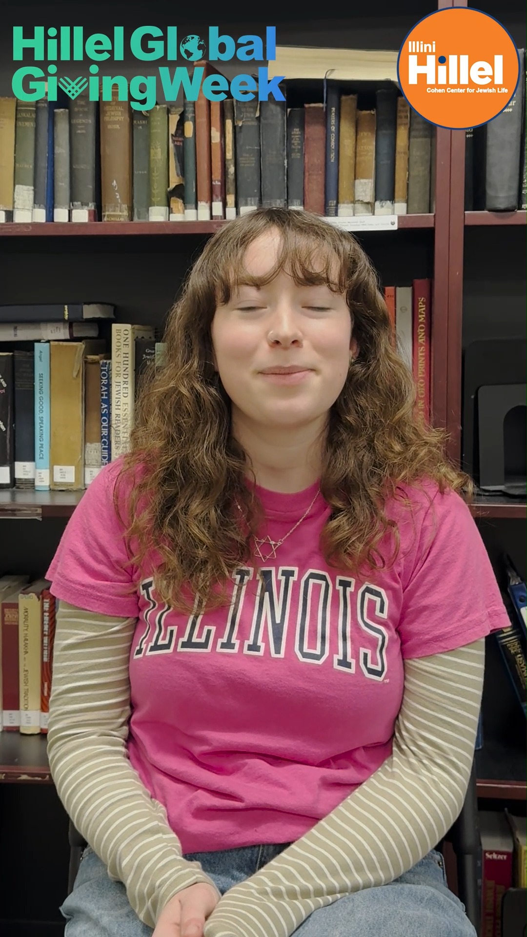 For our students, being Jewish on campus is a conscious, active choice. Your support ensures that when Jewish students walk through the doors of Illini Hillel, they find a place where they never have to justify who they are and opportunities to make a major impact.
There are just a few days left of #HillelGlobalGivingWeek, where all gifts will be matched dollar-for-dollar. Will you make a difference in the lives of Jewish students at The Univeristy of Illinois Urbana-Champaign? Make a special #HillelGlobalGivingWeek gift at give.hillel.org/globalgiving26.