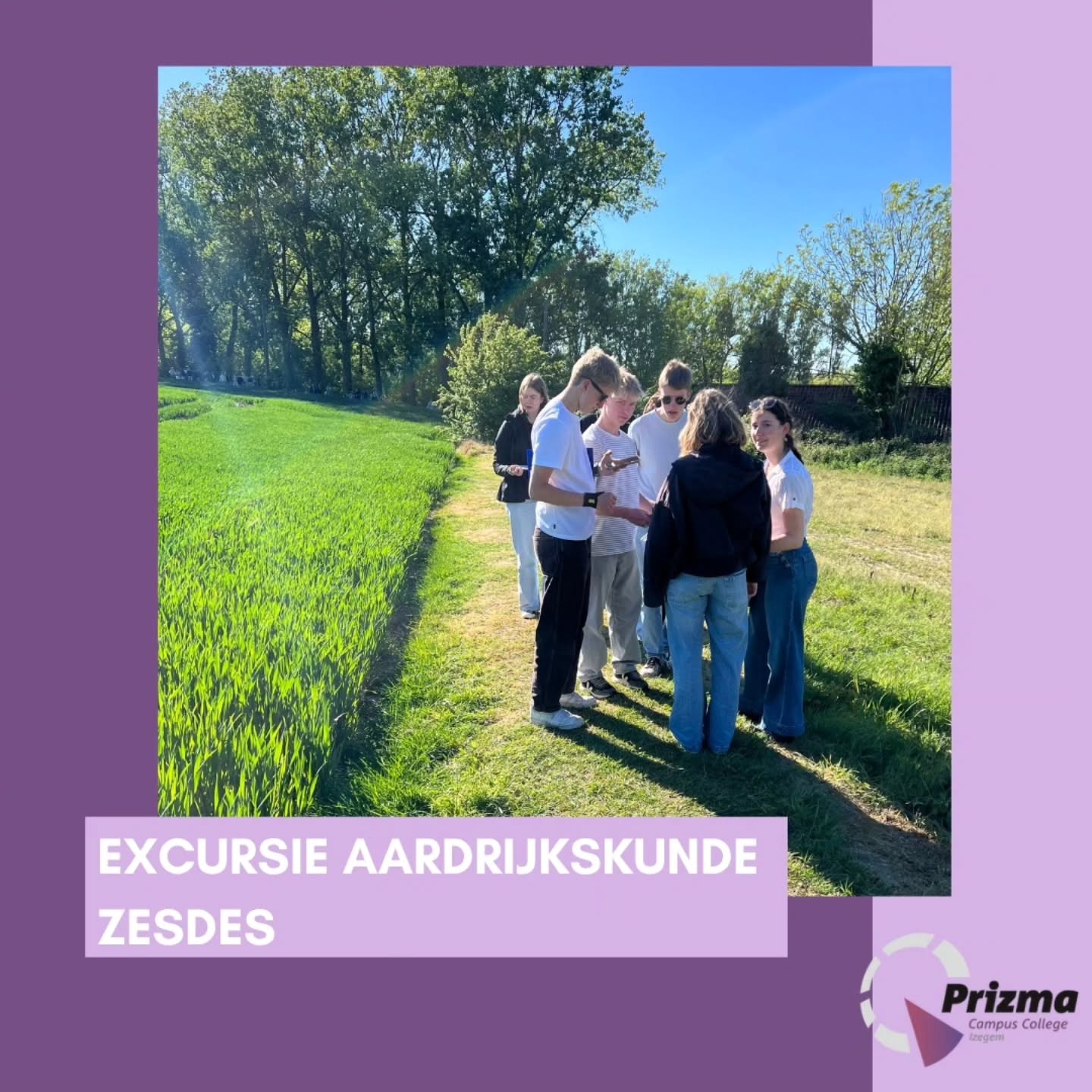 We trokken de voorbije twee weken met alle zesdes naar de Vlaamse Ardennen. We legden de link tussen het huidige landschap en de geologie. We leerden over bodems en voerden een grondboring uit (tot 1m diep!). Daarnaast genoten we van de prachtige landschappen, het mooie weer en de buitenlucht. Geen fijnere manier om aardrijkskunde te leren dan op het terrein!
#prizmacampuscollege #hiergroeittalent