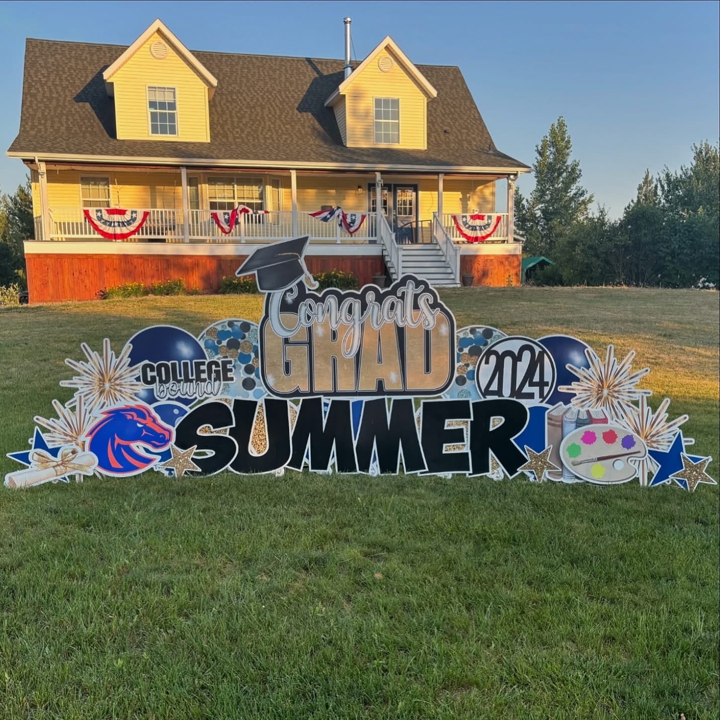 CDA School Districts Graduation Ceremonies are less than one month away. Have you booked your sign?
Let us help you celebrate your graduate in a big way!