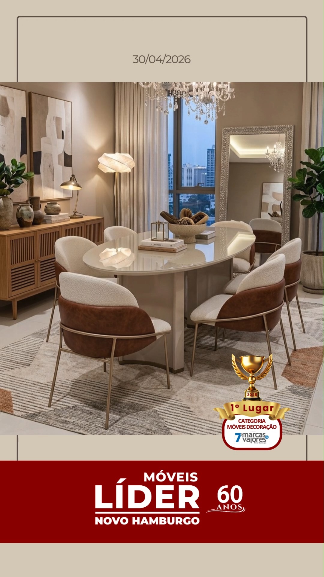 Na Móveis Líder, cada produto carrega dedicação, esforço e o talento de muitas mãos que transformam matéria-prima em conforto, beleza e qualidade para o seu dia a dia.
Hoje, deixamos nosso reconhecimento a todos os trabalhadores que constroem, criam e fazem a diferença todos os dias. 💼💪
Móveis Líder qualidade que nasce do trabalho bem feito.
NOVO HAMBURGO
Rua Alvear, 291
51 99608.1192 ou 51 3587.1101
#valedossinos #novohamburgo #ambiente #elegancia #moveislider #tendenciasmoveis #decoracao #estilo #atualizado #60anos #Gratidão #2026MelhorAinda #MóveisLíder #Exclusividade #Design #Qualidade #Decoração #AmbientesComEstilo #FimDeAno #CasaNova #TransformeSeuEspaço #DiaDoTrabalhador #MóveisLíder #Valorização #TrabalhoComDedicação #Qualidade #Design #Conforto #EquipeForte